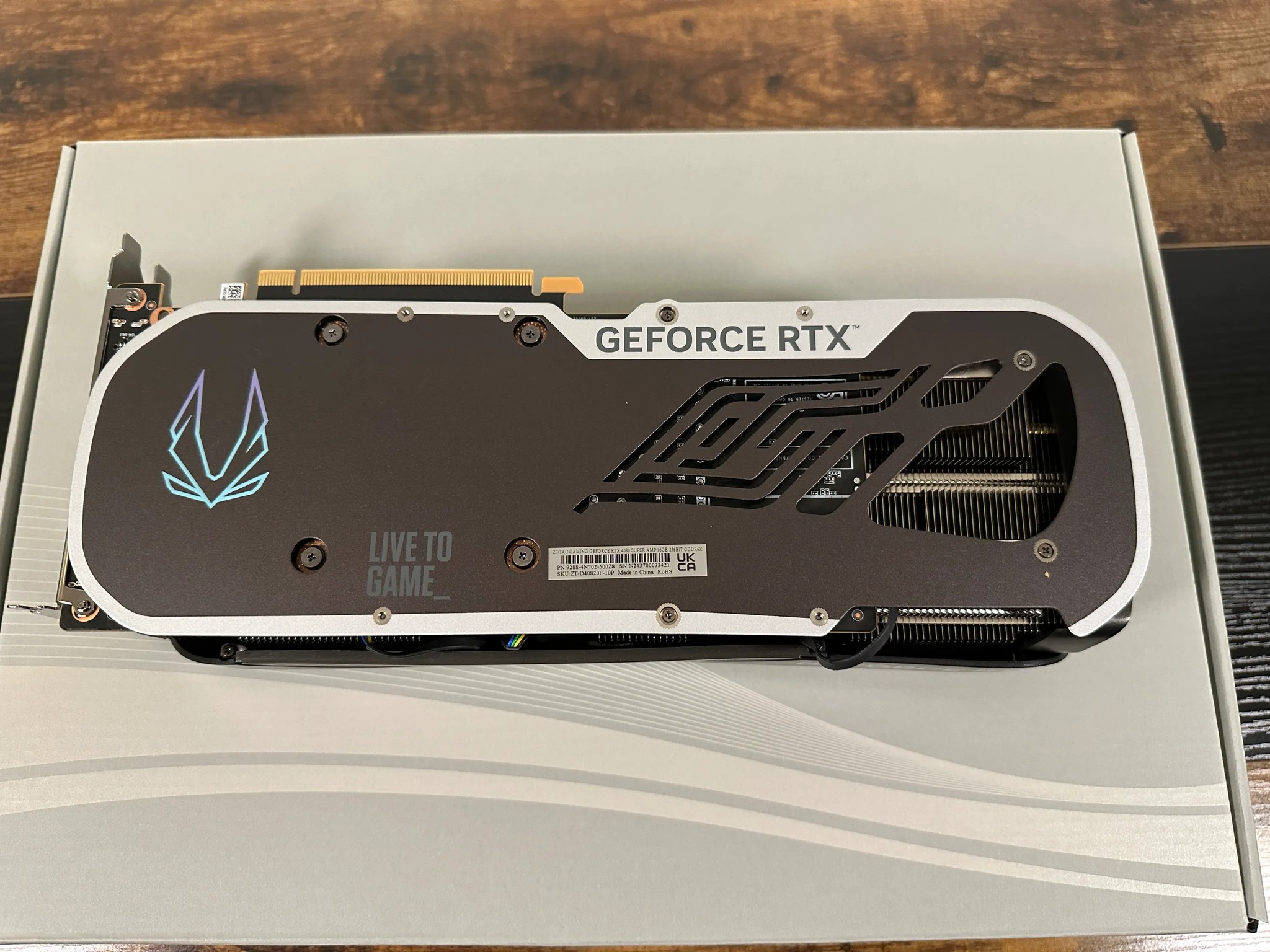 ZOTAC GAMING GeForce RTX 4080 SUPER AMP 16GB GDDR6X - Used, Like New with Original Box