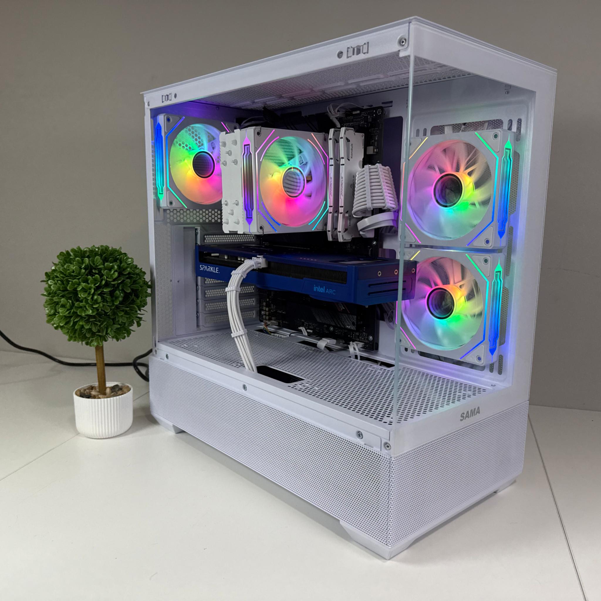 Intel B580 | Ryzen 7 5700 X | 32GB DDR4 | 1TB SSD | 650W Gold PSU | ARGB Fans | Windows 11 PRO