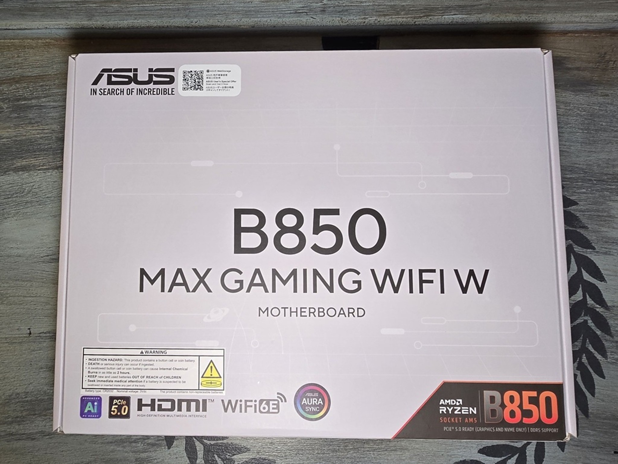 *New In Box* Asus B850 MAX Wifi W