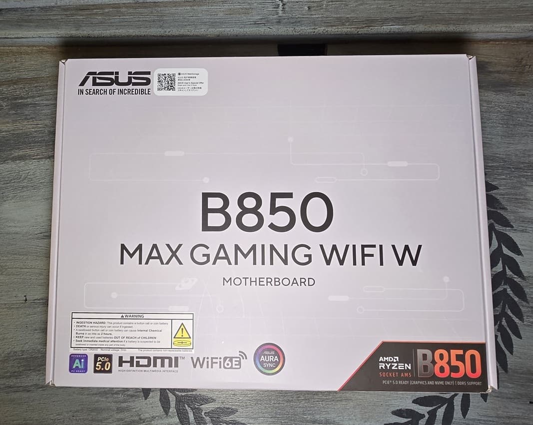 *New In Box* Asus B850 MAX Wifi W