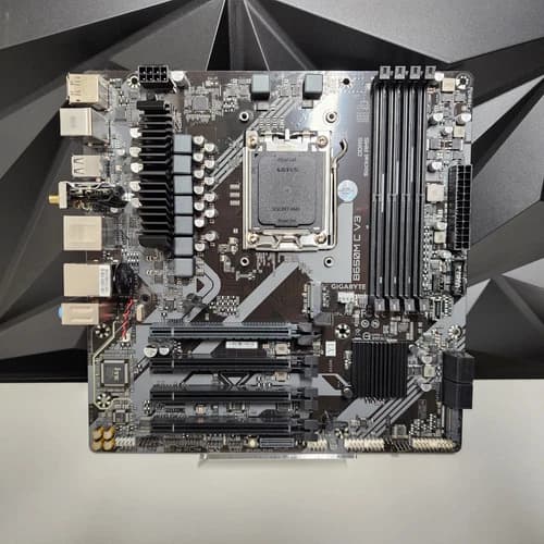 UPDATED BIOS GIGABYTE B650M C V3 WIFI AM5 DDR5 MATX MOTHERBOARD