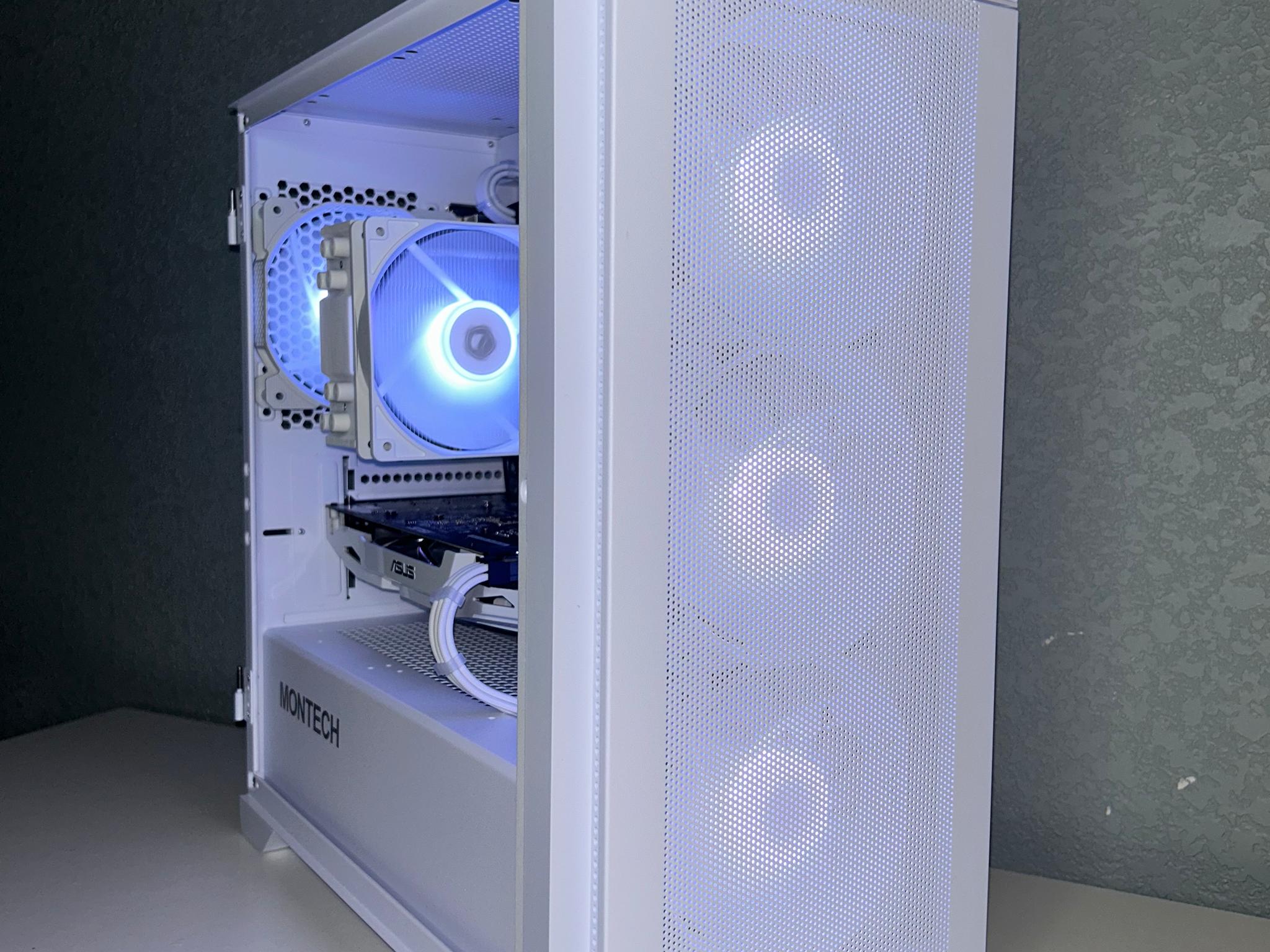All White Budget Gaming PC | GTX 1060 + Ryzen 5 2600 