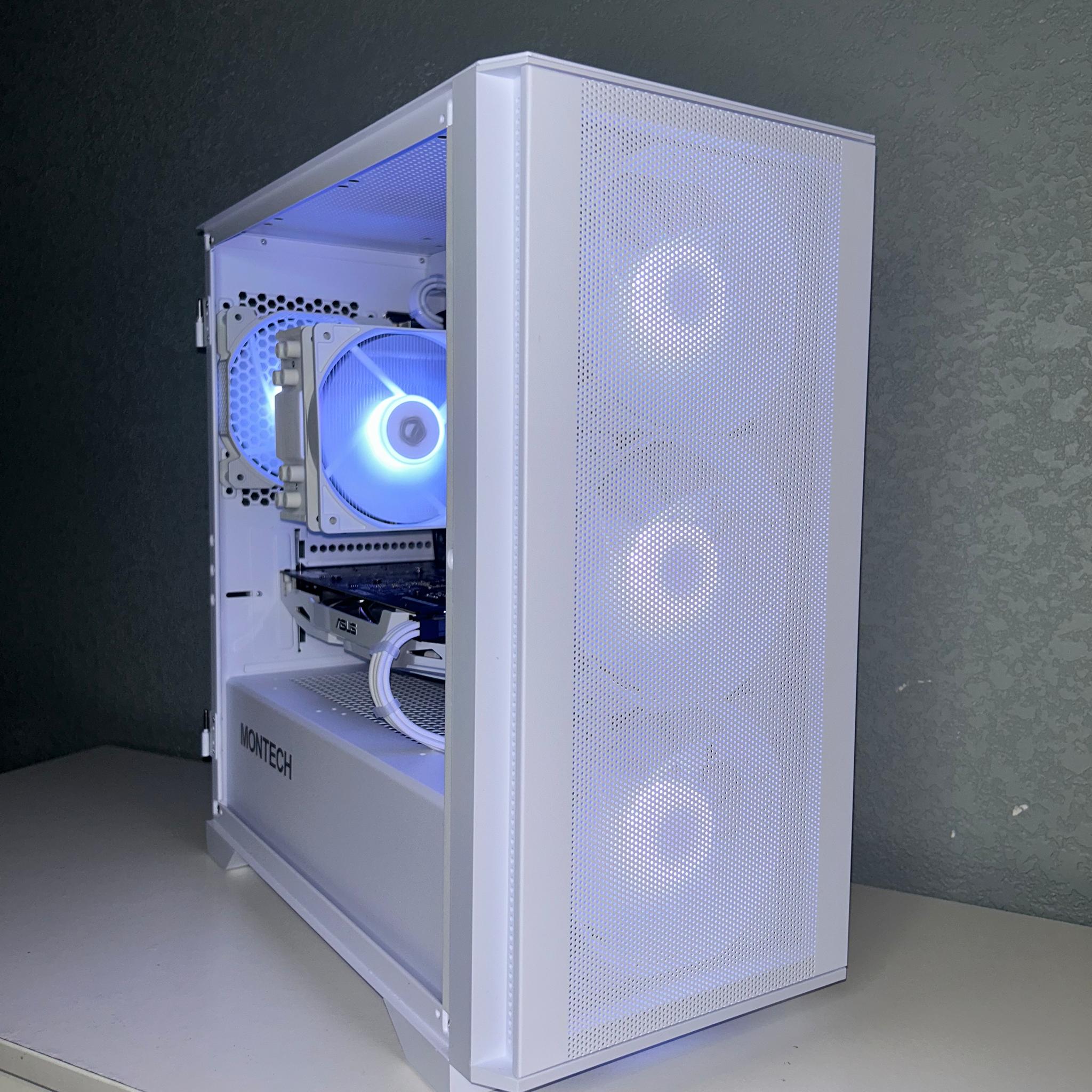 All White Budget Gaming PC | GTX 1060 + Ryzen 5 2600 