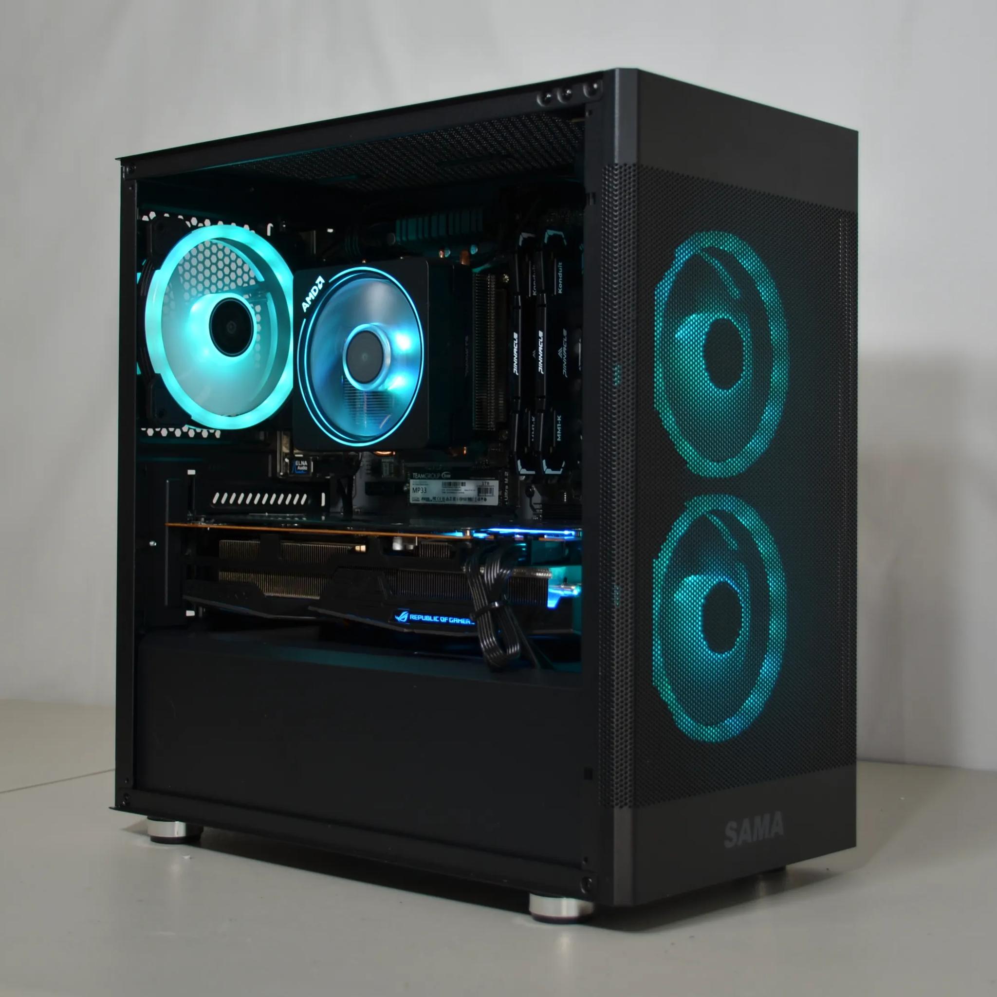 🌑Dark Knight - V2⚔️ | RX 5700 XT | Ryzen 5 3600 | 1tb Storage| 16gb Ram