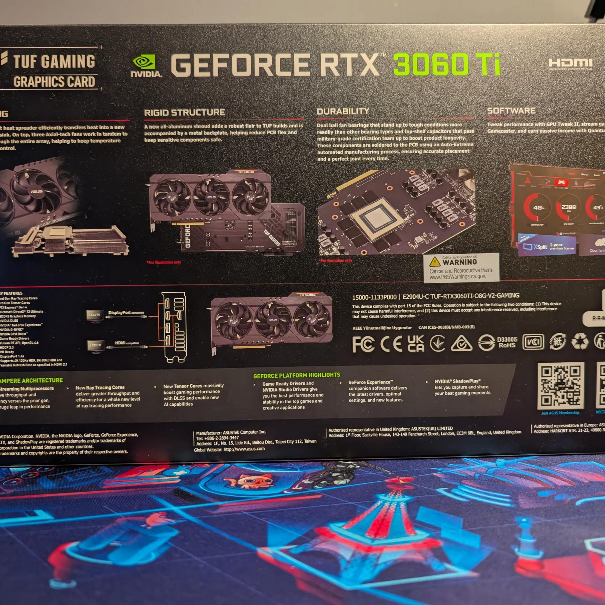 ASUS TUF Gaming GeForce RTX 3060 Ti