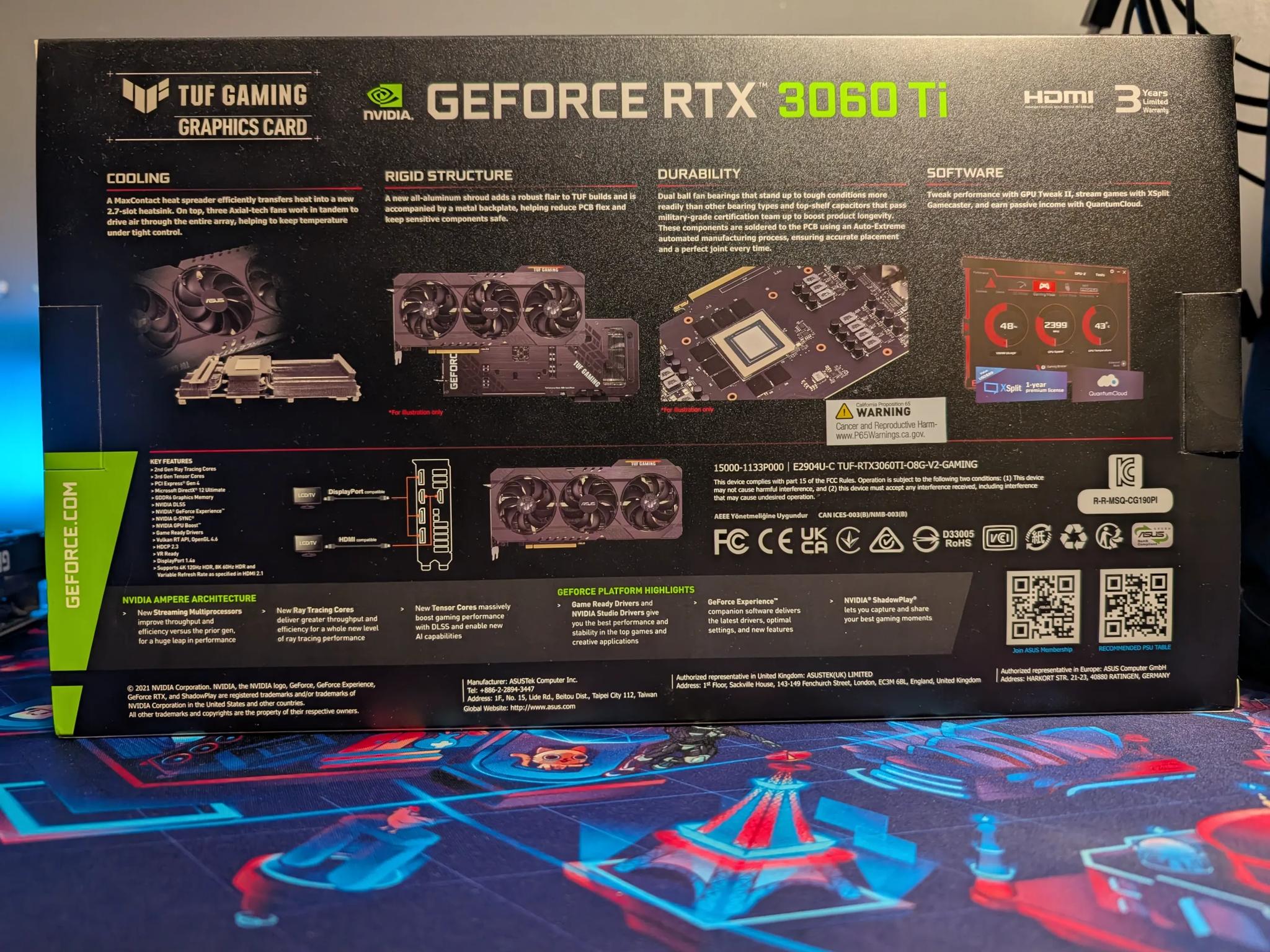 ASUS TUF Gaming GeForce RTX 3060 Ti