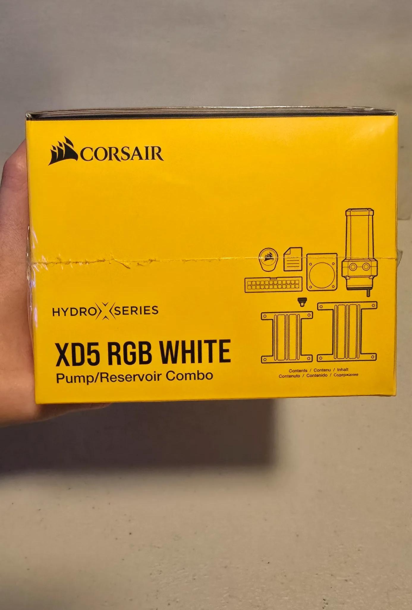 New in Box! Corsair Hydro X Series XD5 RGB Pump/Reservoir Combo - White
