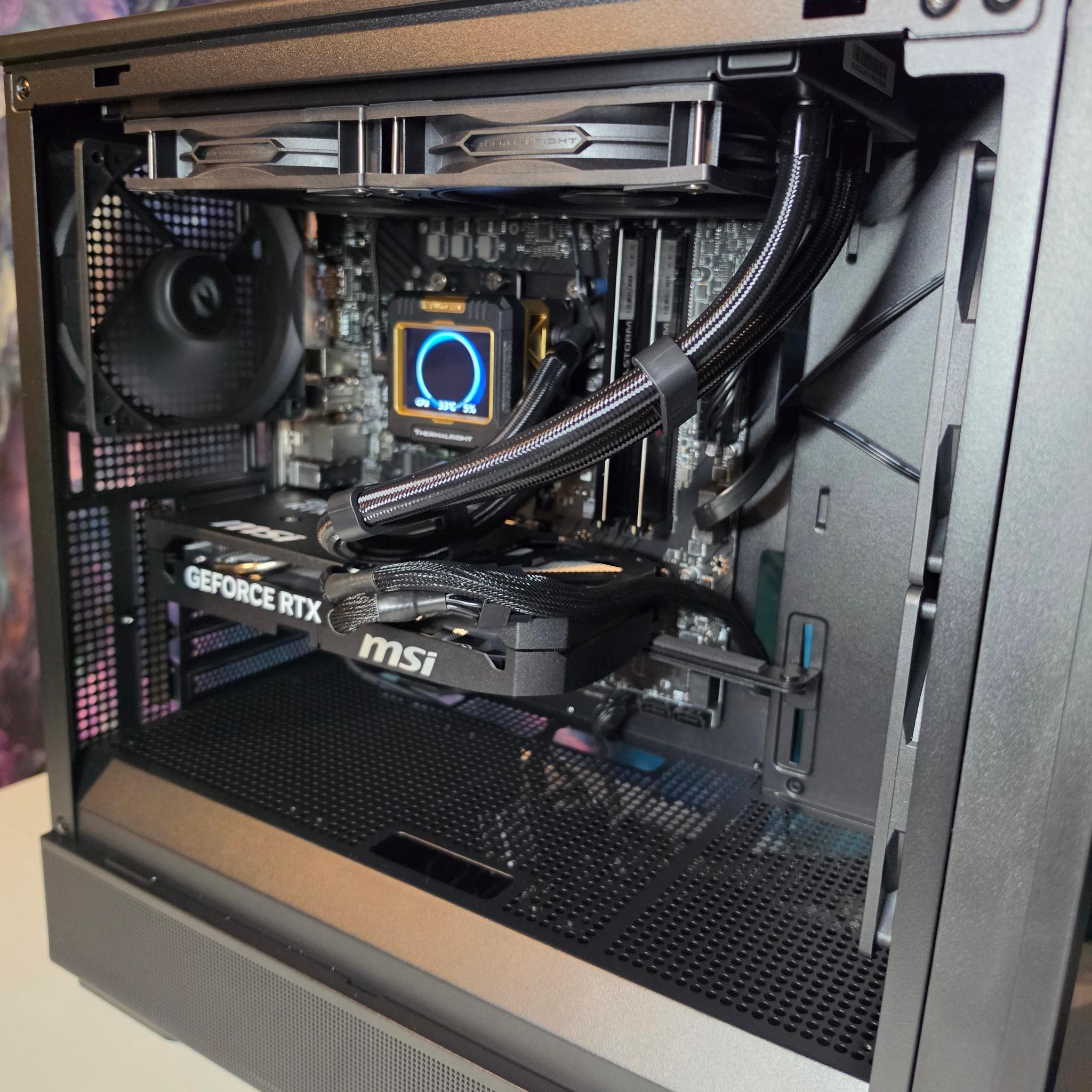 MSI RTX 5060ti 8gb + Intel Core i7 14700f PC Build #104