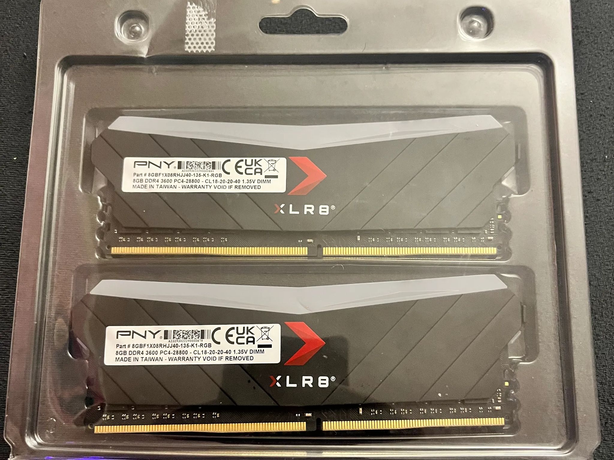 NY XLR8 Gaming 16GB (2x8GB) DDR4 3600MHz RGB Dual Channel Ram – MD16GK2D4360018XRGB
