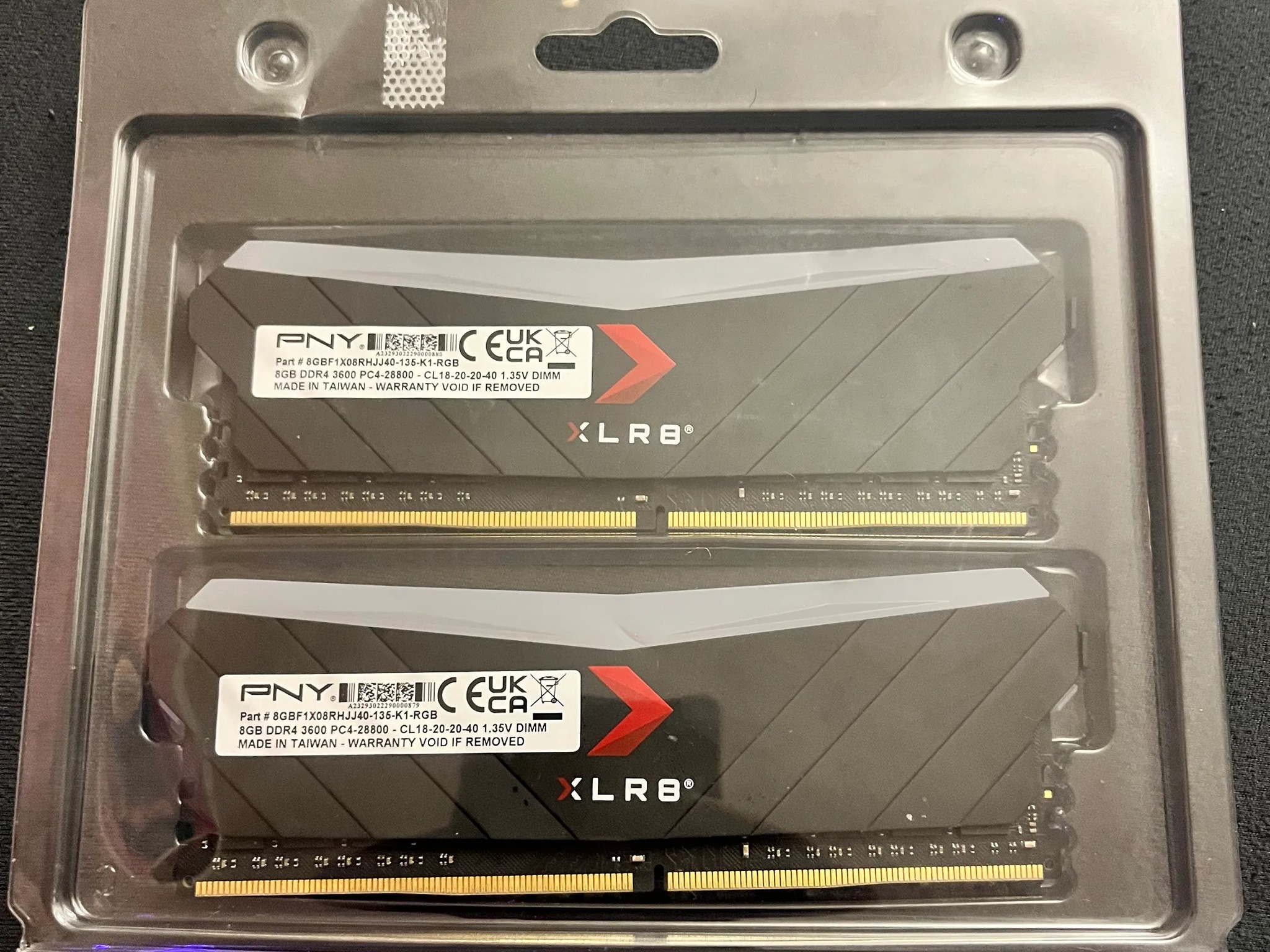 NY XLR8 Gaming 16GB (2x8GB) DDR4 3600MHz RGB Dual Channel Ram – MD16GK2D4360018XRGB