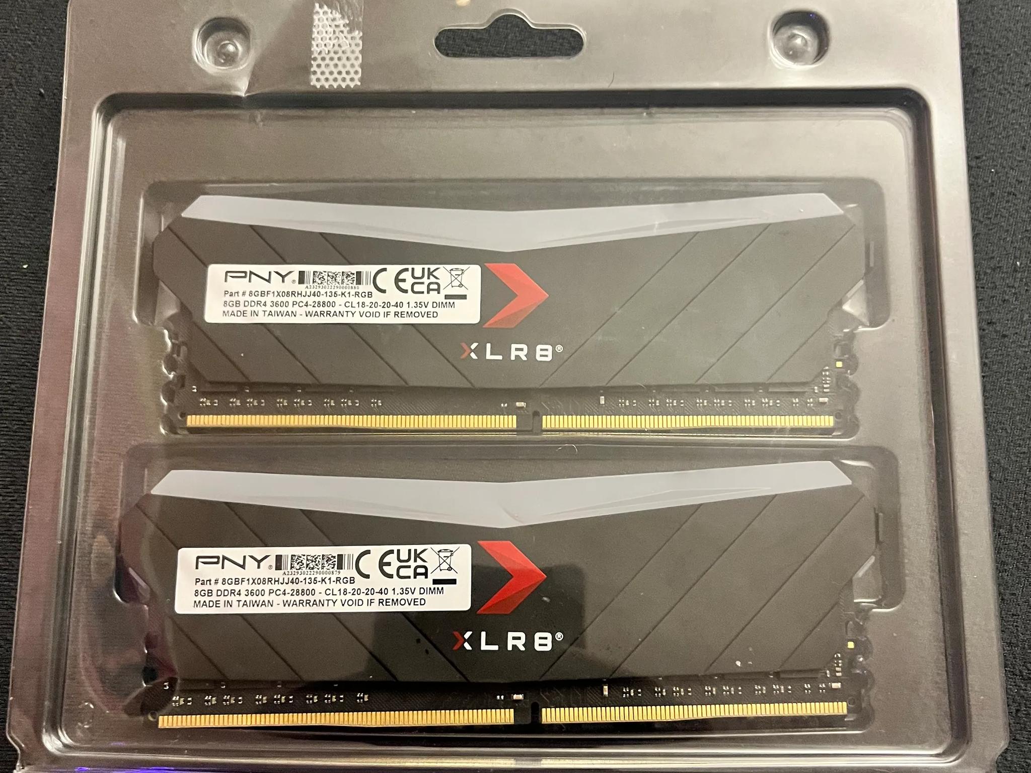 NY XLR8 Gaming 16GB (2x8GB) DDR4 3600MHz RGB Dual Channel Ram – MD16GK2D4360018XRGB