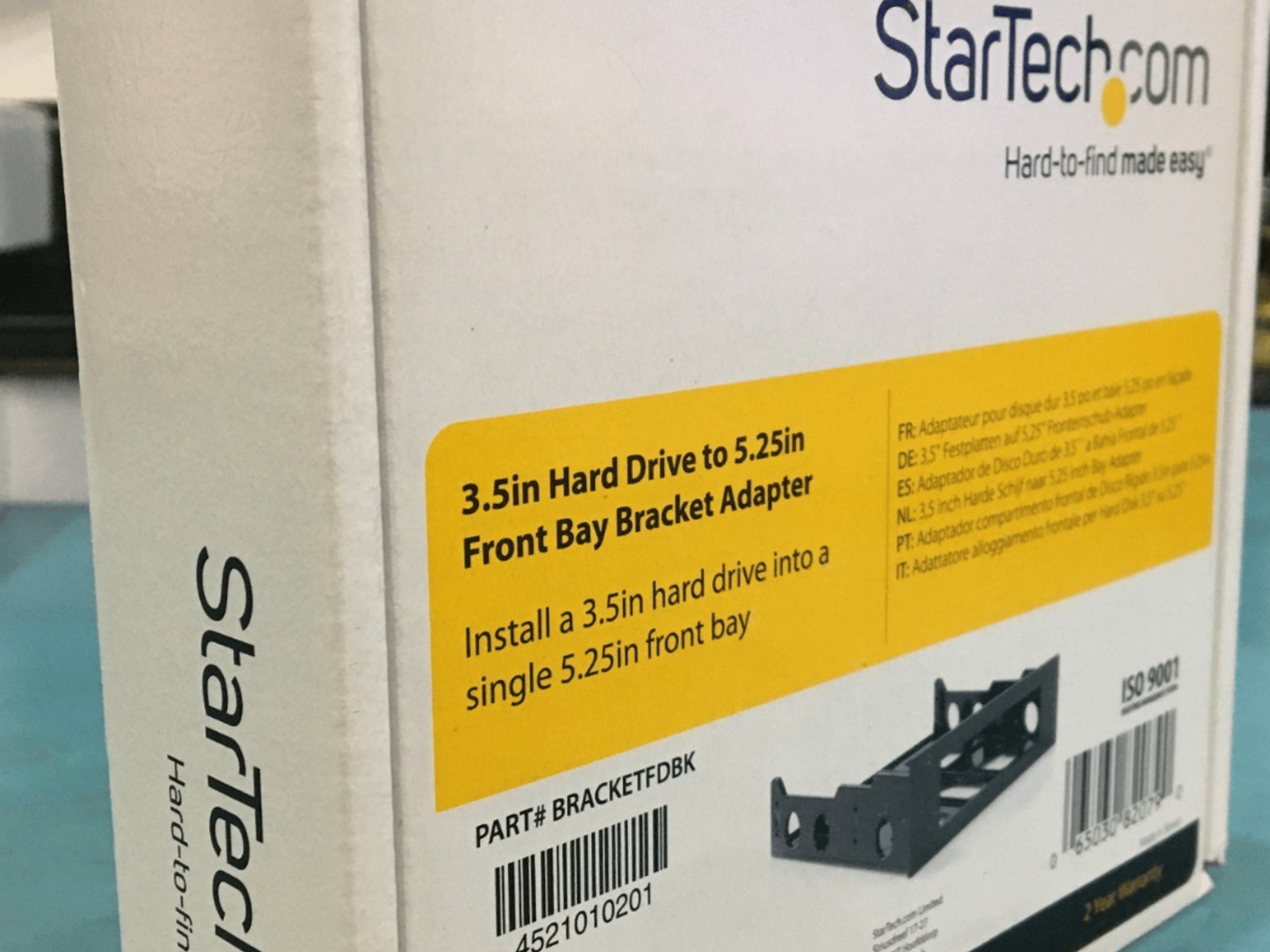 StarTech BRACKETFDBK 3.5in to 5.25in Front Bay Hard Drive Adapter Bracket