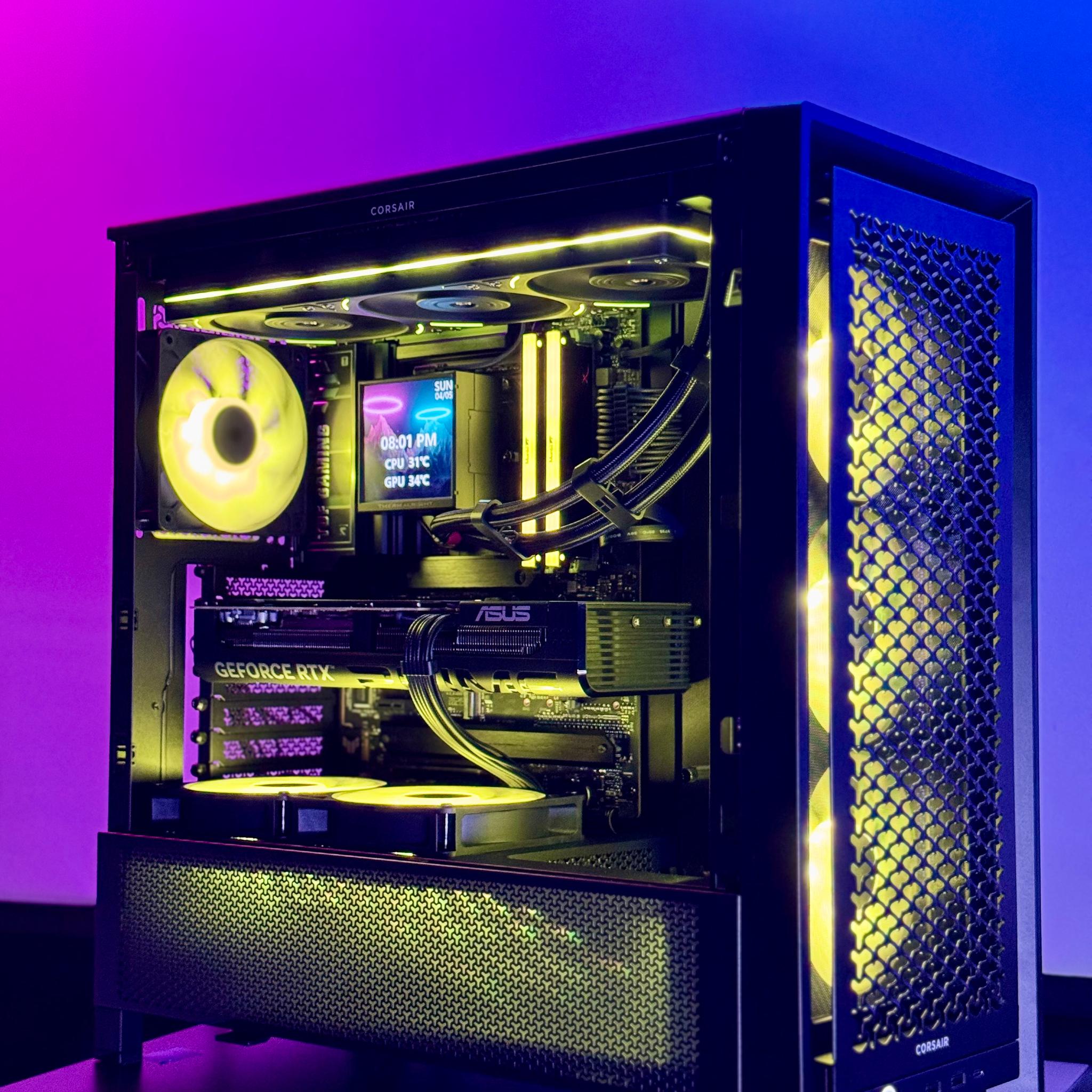 Nightfall Prime  🌑 ✨ 9850X3D | ASUS PRIME 5080 | 32GB DDR5 RAM 6000 CL28 | 2TB SAMSUNG 990 PRO SSD