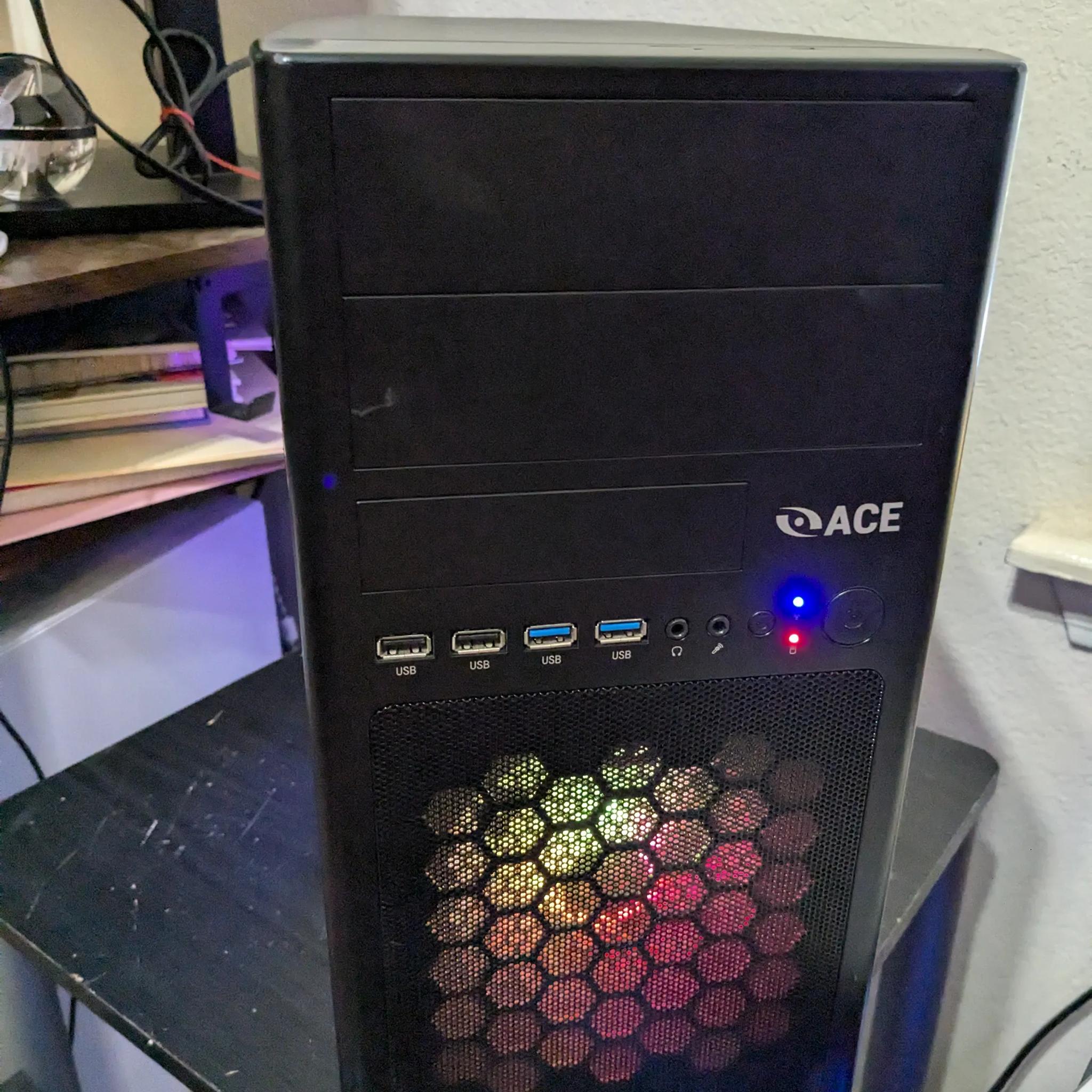 Free Ship ~ Xeon 1230v2 (same as i7-3770S), 16GB RAM, GTX 960 4GB, 400GB SSD, Win10, RGB, Wifi