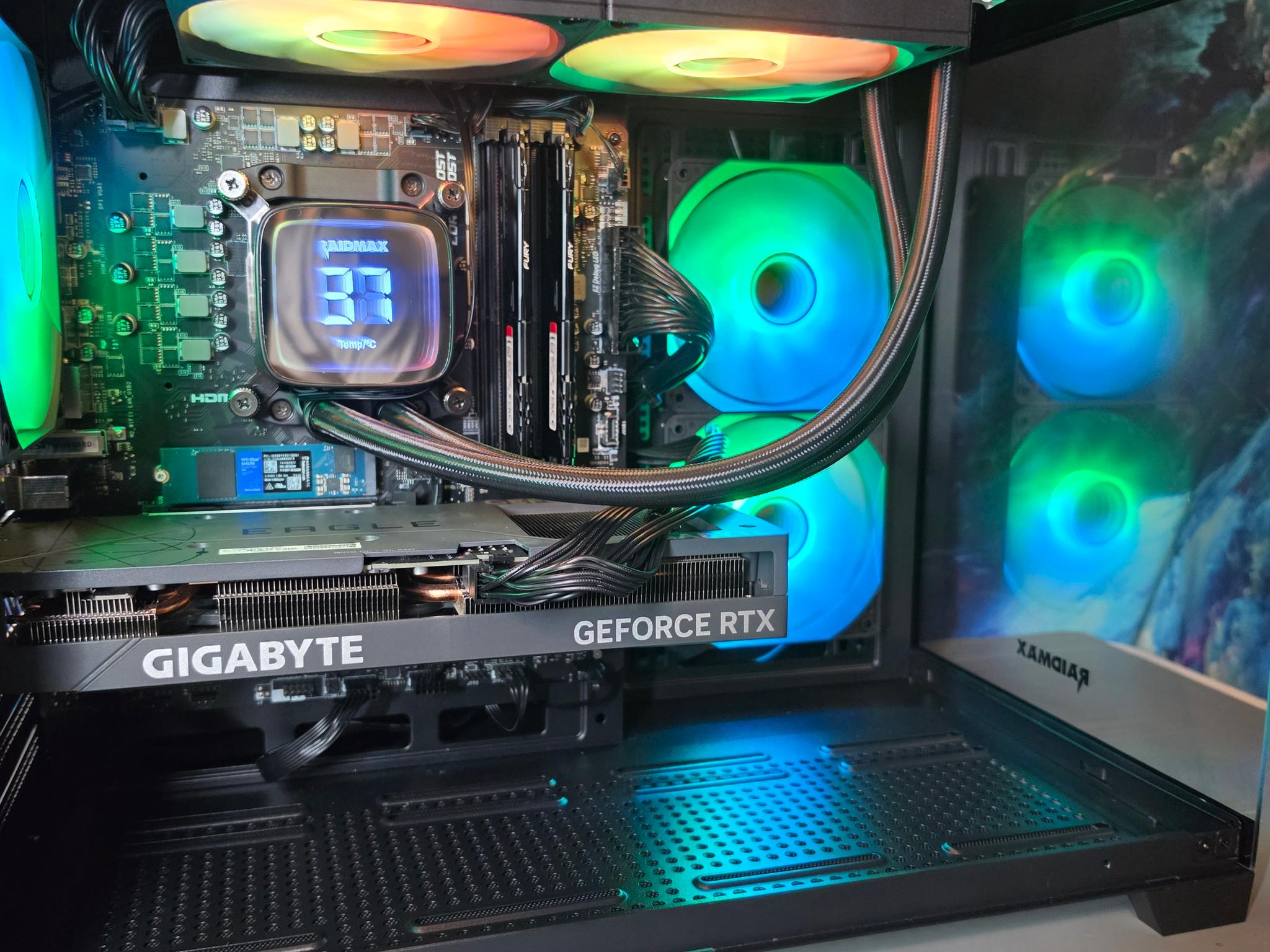 Gigabyte RTX 4060ti 8gb + Ryzen 5600x PC Build #89