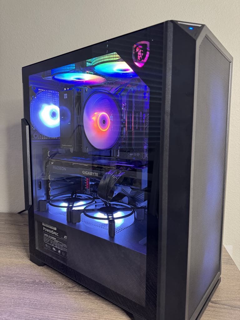 Gaming PC. RX 6750 XT 12GB Ryzen 5 5600x