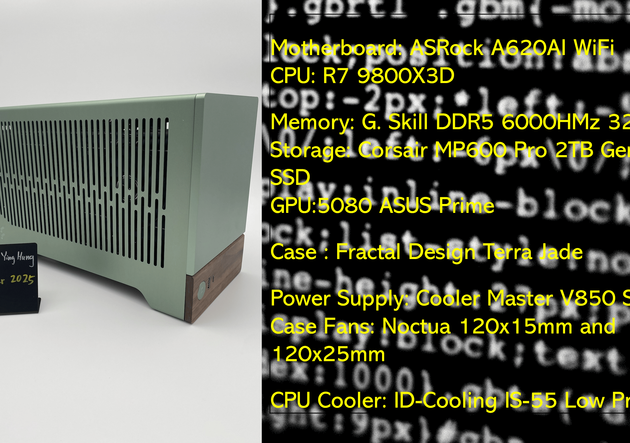 End Game Terra | 5080 | 9800X3D | 32GB DDR5 | 2TB Storage