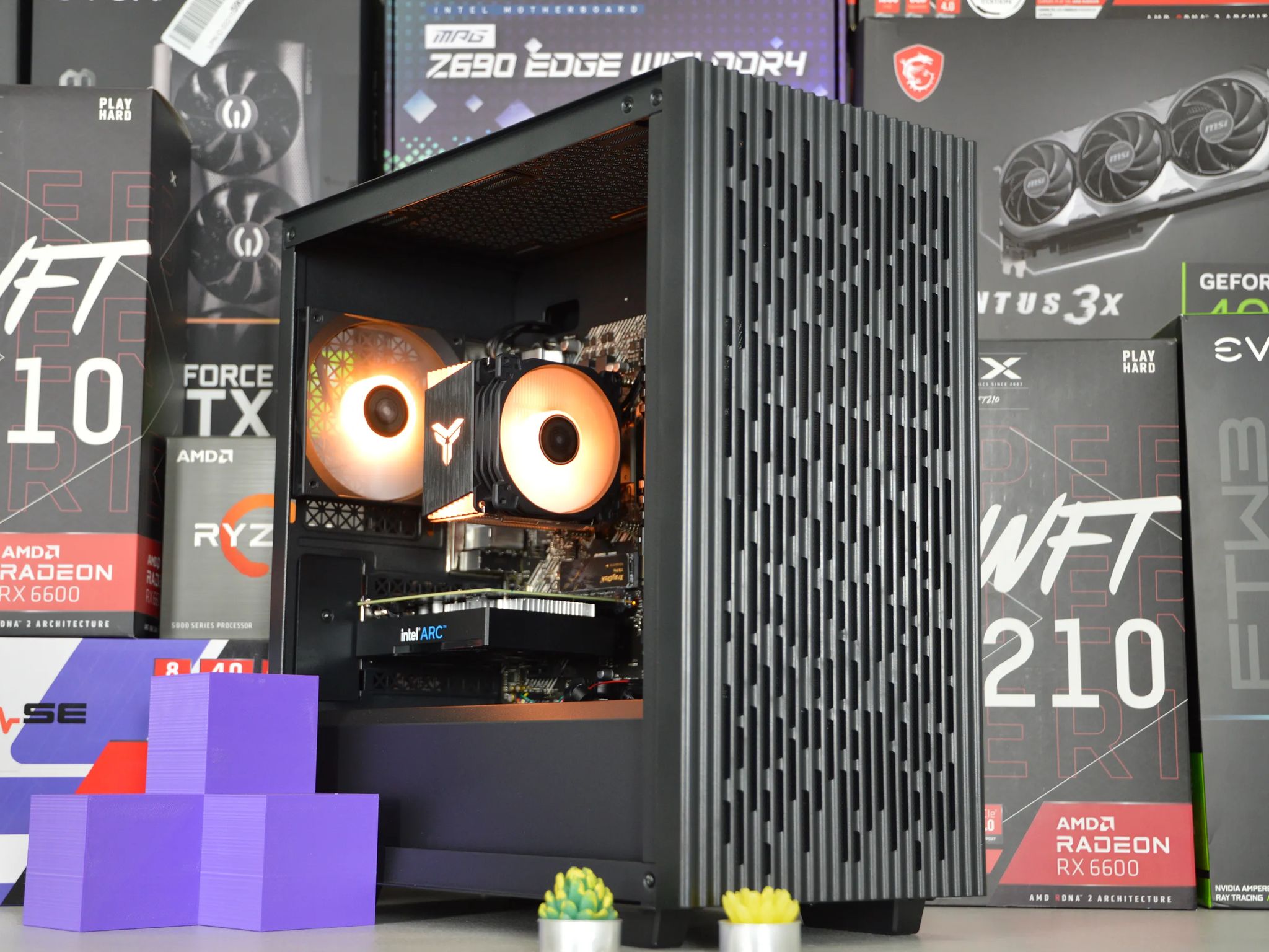 ⚡⚡ | ARC A380 6GB | RYZEN 5 3600 | 16GB DDR4 RAM | 1TB NVME SSD | Electric Arc 2.0 |
