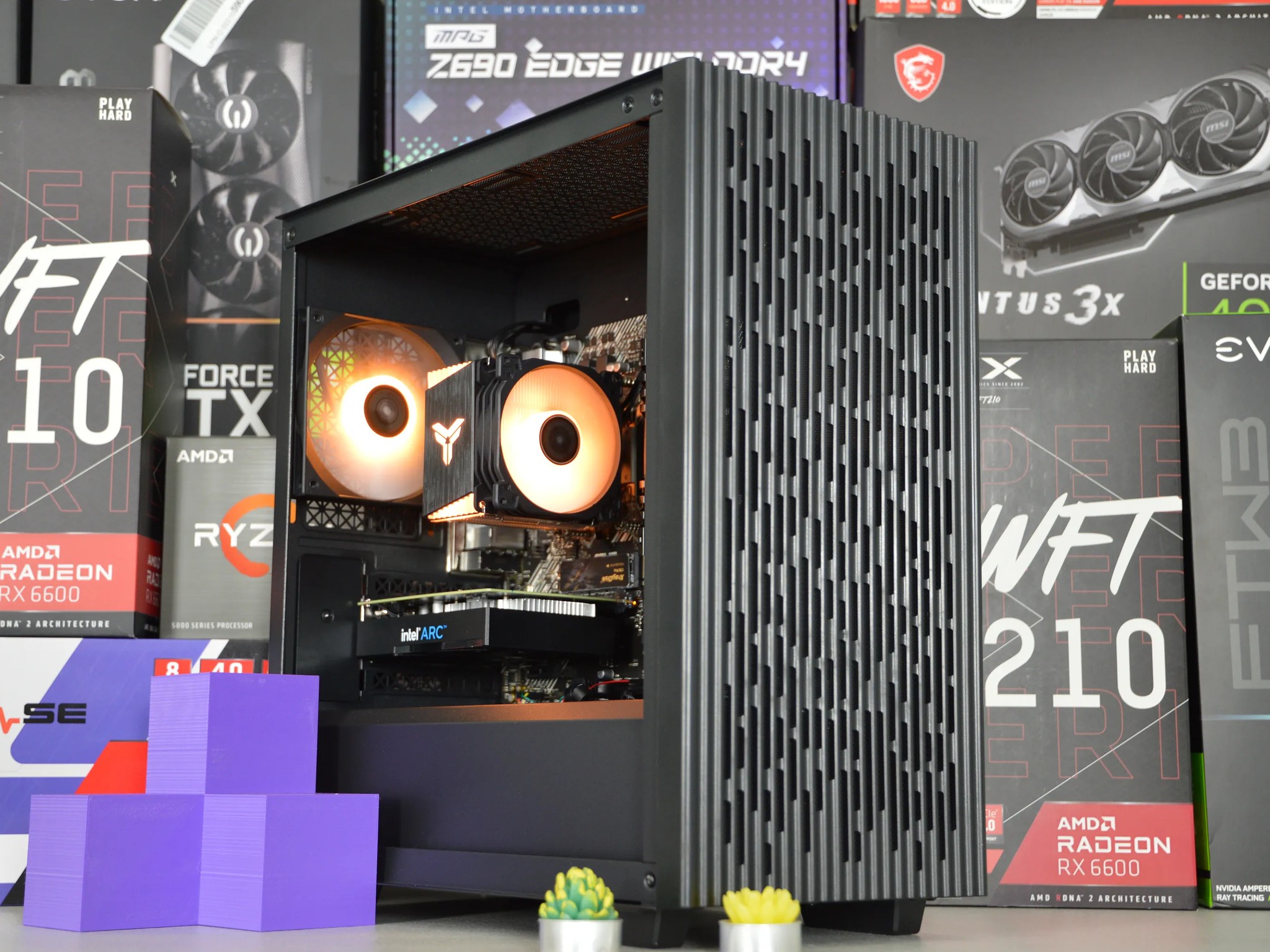 ⚡⚡ | ARC A380 6GB | RYZEN 5 3600 | 16GB DDR4 RAM | 1TB NVME SSD | Electric Arc 2.0 |