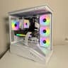 1080p Gaming PC –RTX 3060 8gb|Ryzen 5 5500|16gb RAM, 1TB SSD Lian Li V100 White Gaming Computer