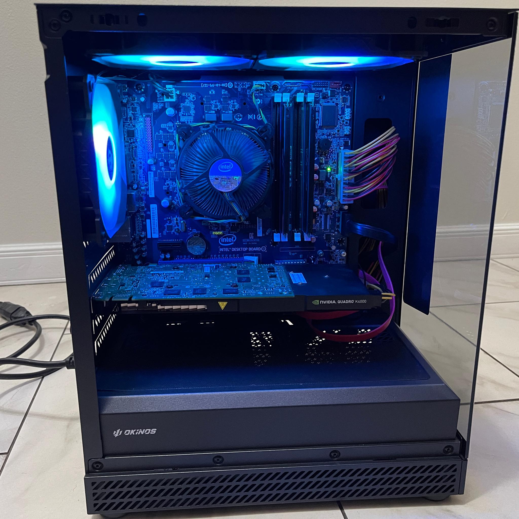 Super Budget Gaming PC - Intel i7-3770k, NVIDIA 3GB GPU, 16GB RAM, 378GB Storage, w/ Wi-Fi & BT