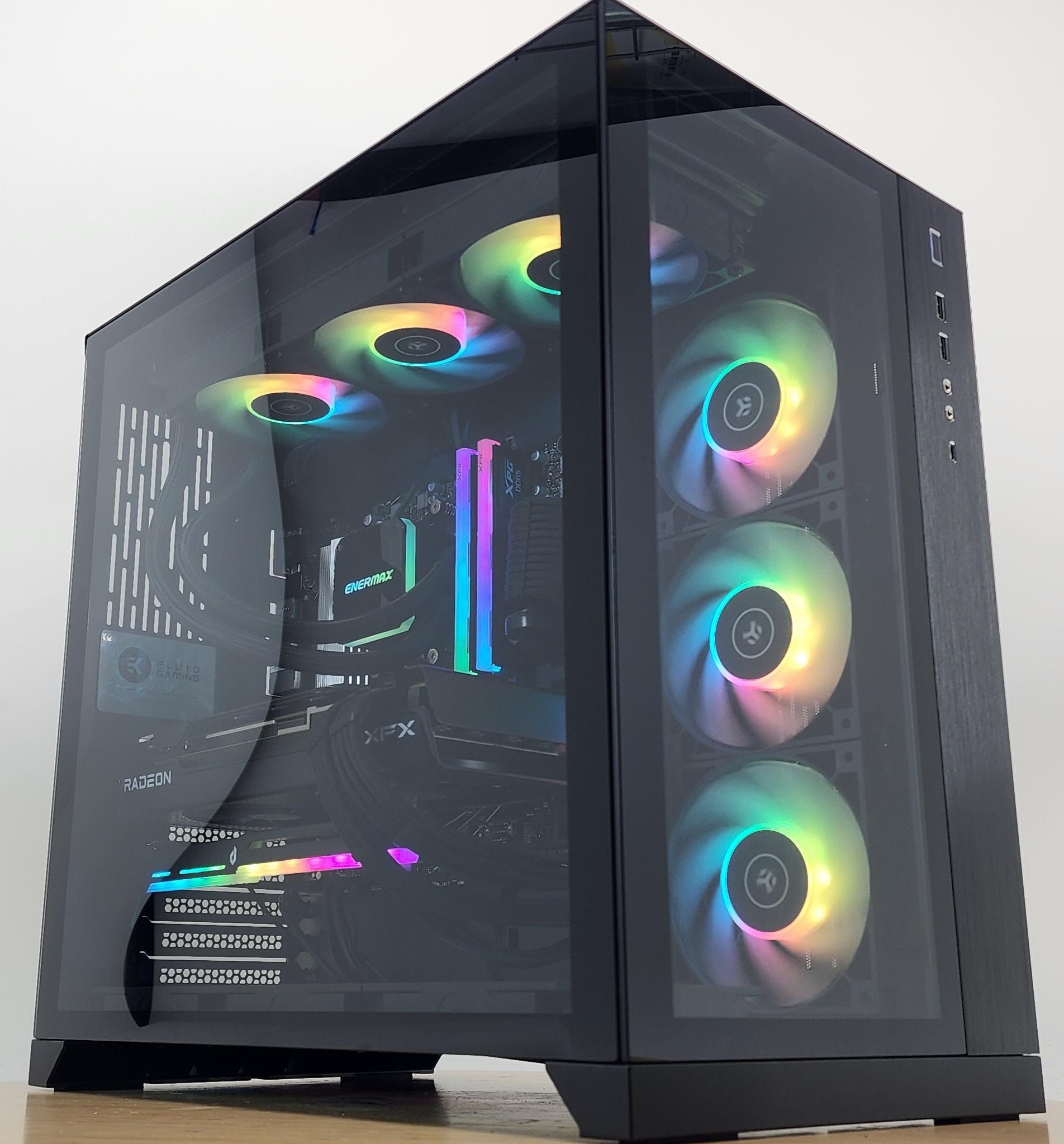 Gaming PC Ryzen 5 9600X 32GB RAM 1TB SSD RX 7700 XT 12GB Windows 11 Computer