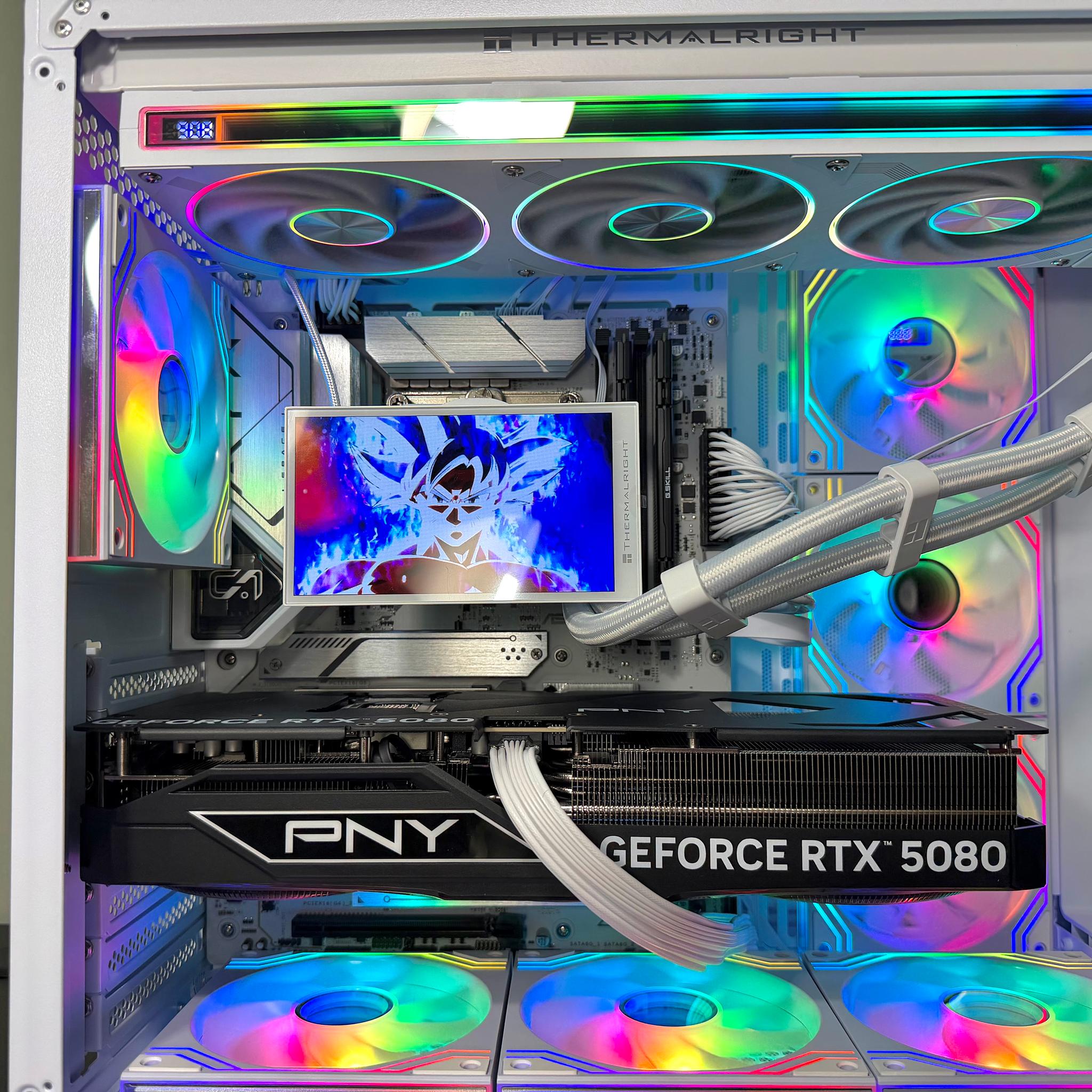 RTX 5080 | i9 14900kf | 32GB DDR5 | 2TB SSD | 5.5in LCD screen | 1000W Power Supply White Gaming PC