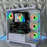 RTX 3070 OC, Ryzen 7 3700X, 32GB RAM | White RGB Gaming Computer