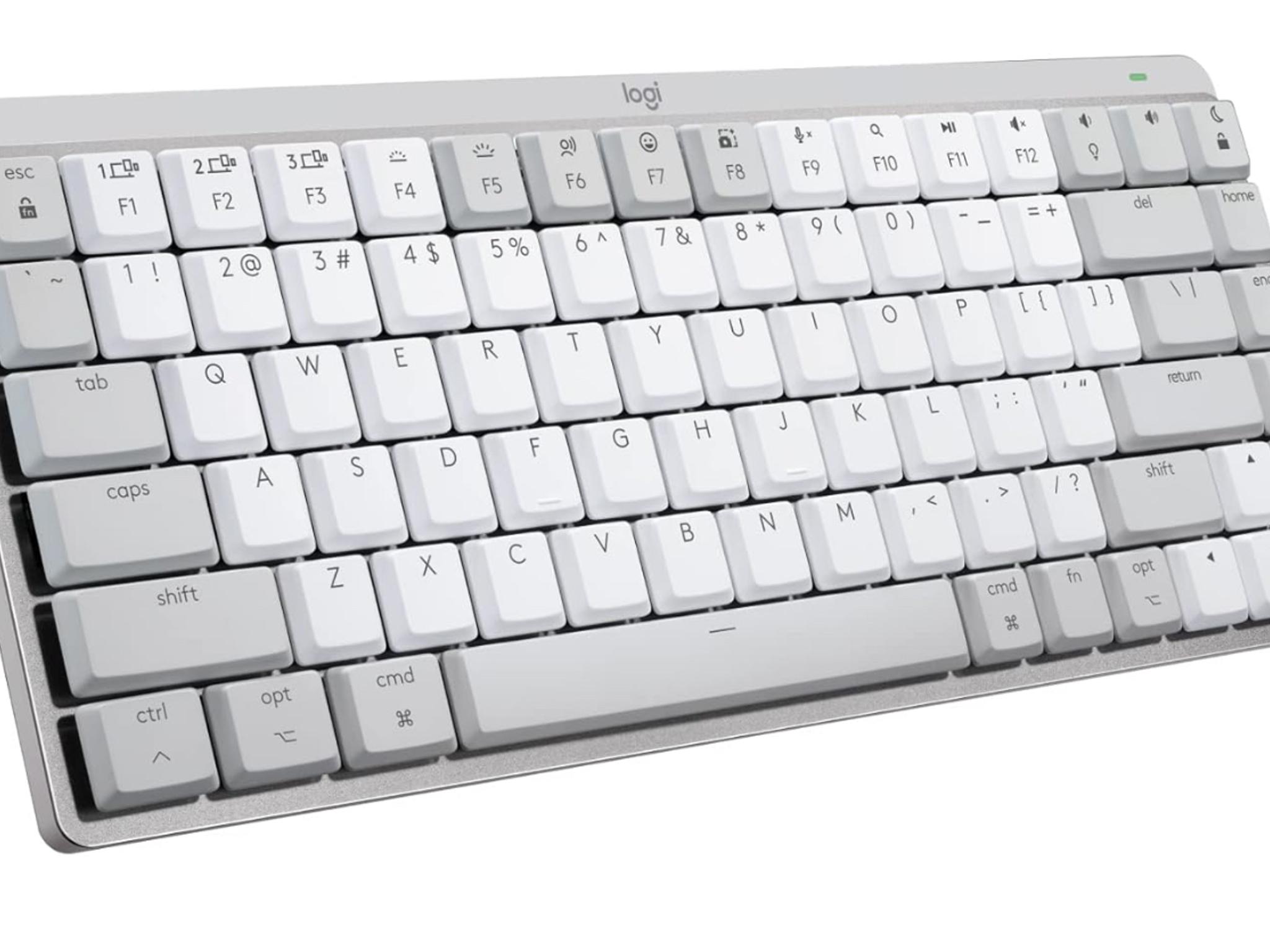 Logitech MX Mechanical Mini Wireless Illuminated Keyboard, Low-Profile Switches, Tactile Quiet Keys,
