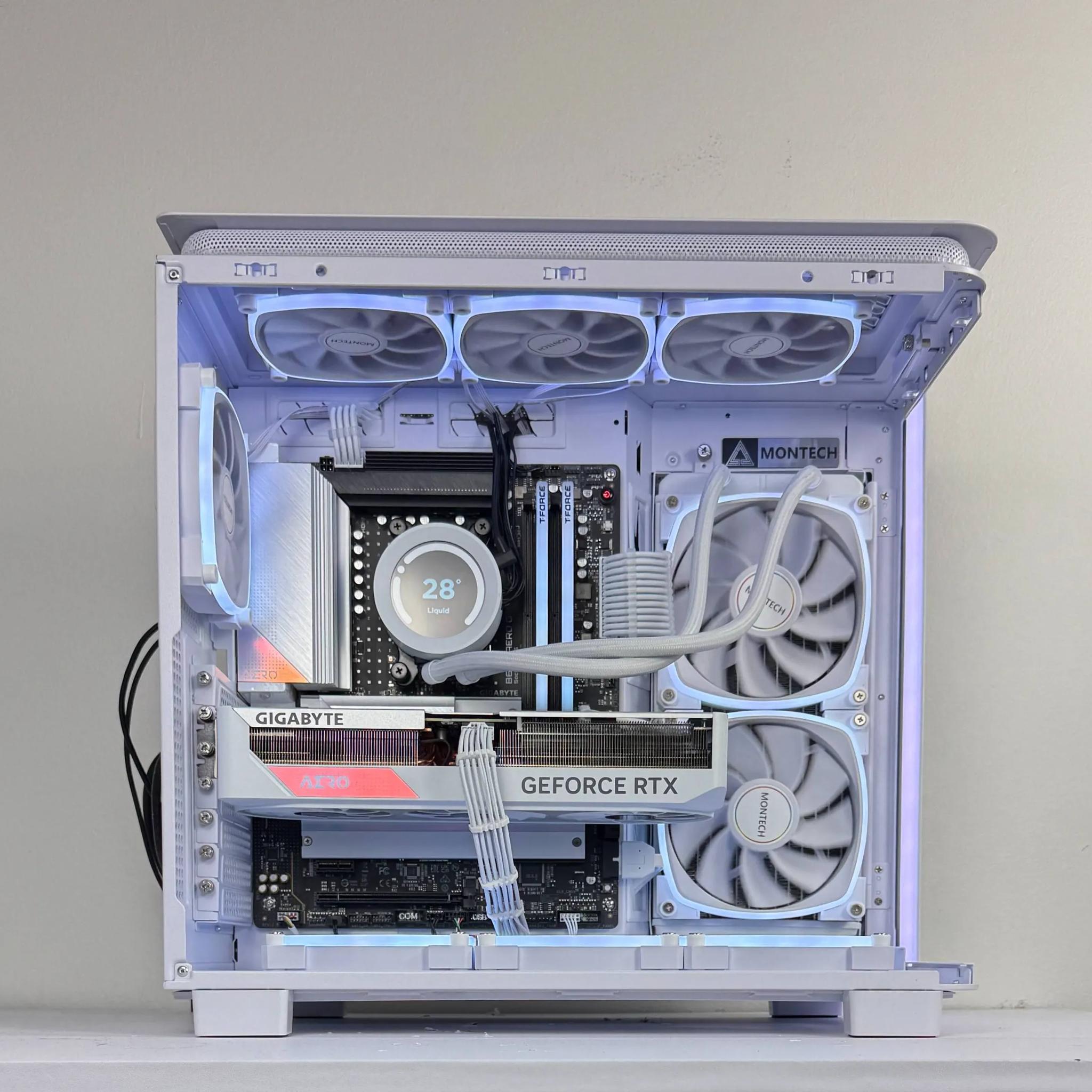 🌨 Blizzard 🌨  | 4k Streaming PC | Ryzen 7 7800X3D | Gigabyte RTX 4070 Ti | 32GB DDR5 6000MHz