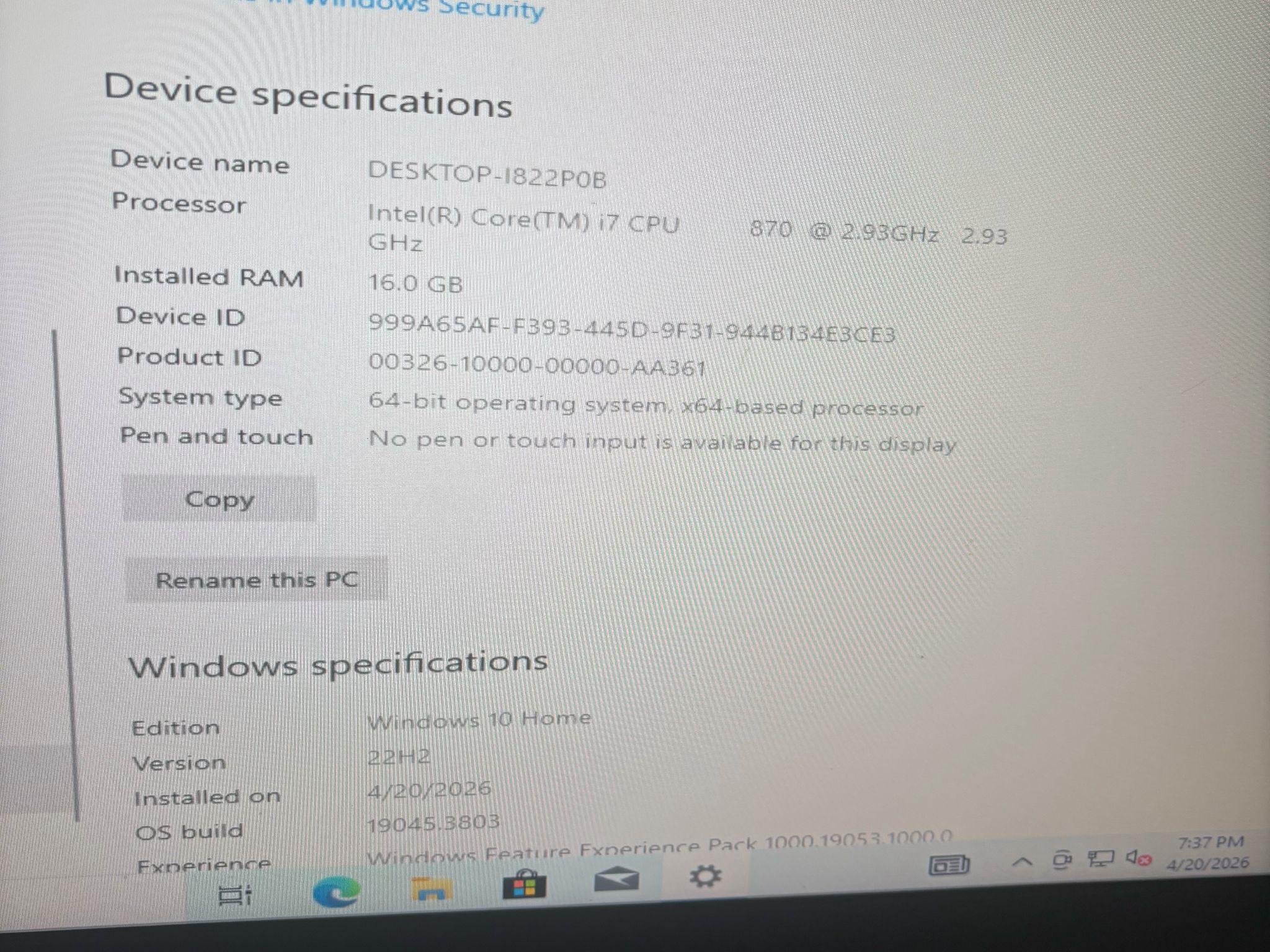 Dell Inspiron 580