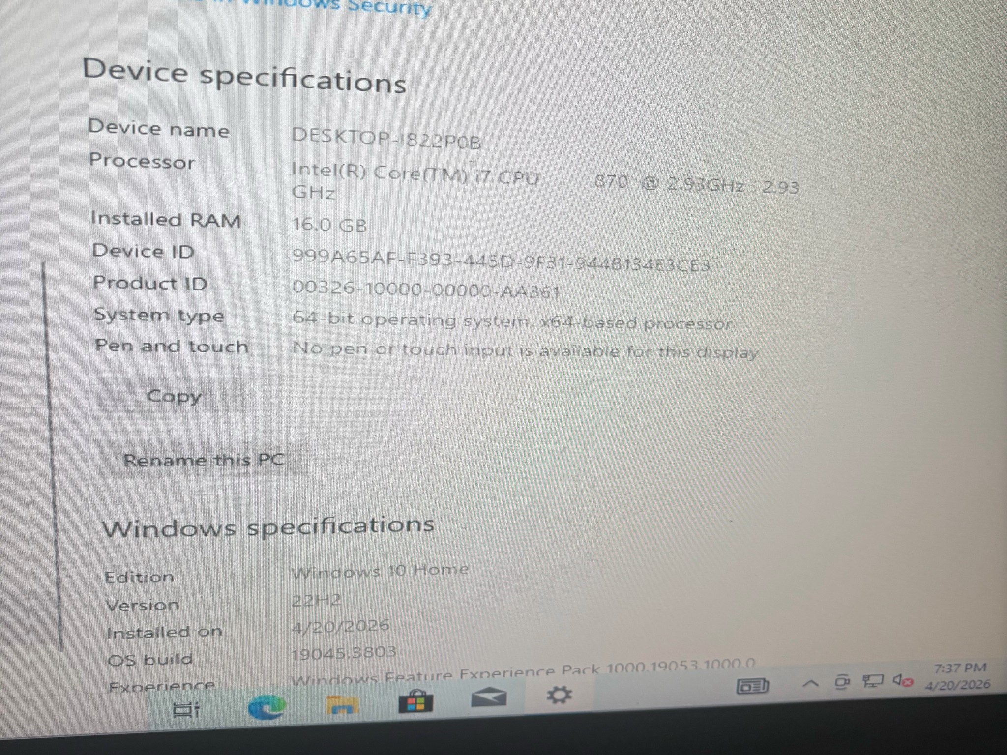 Dell Inspiron 580
