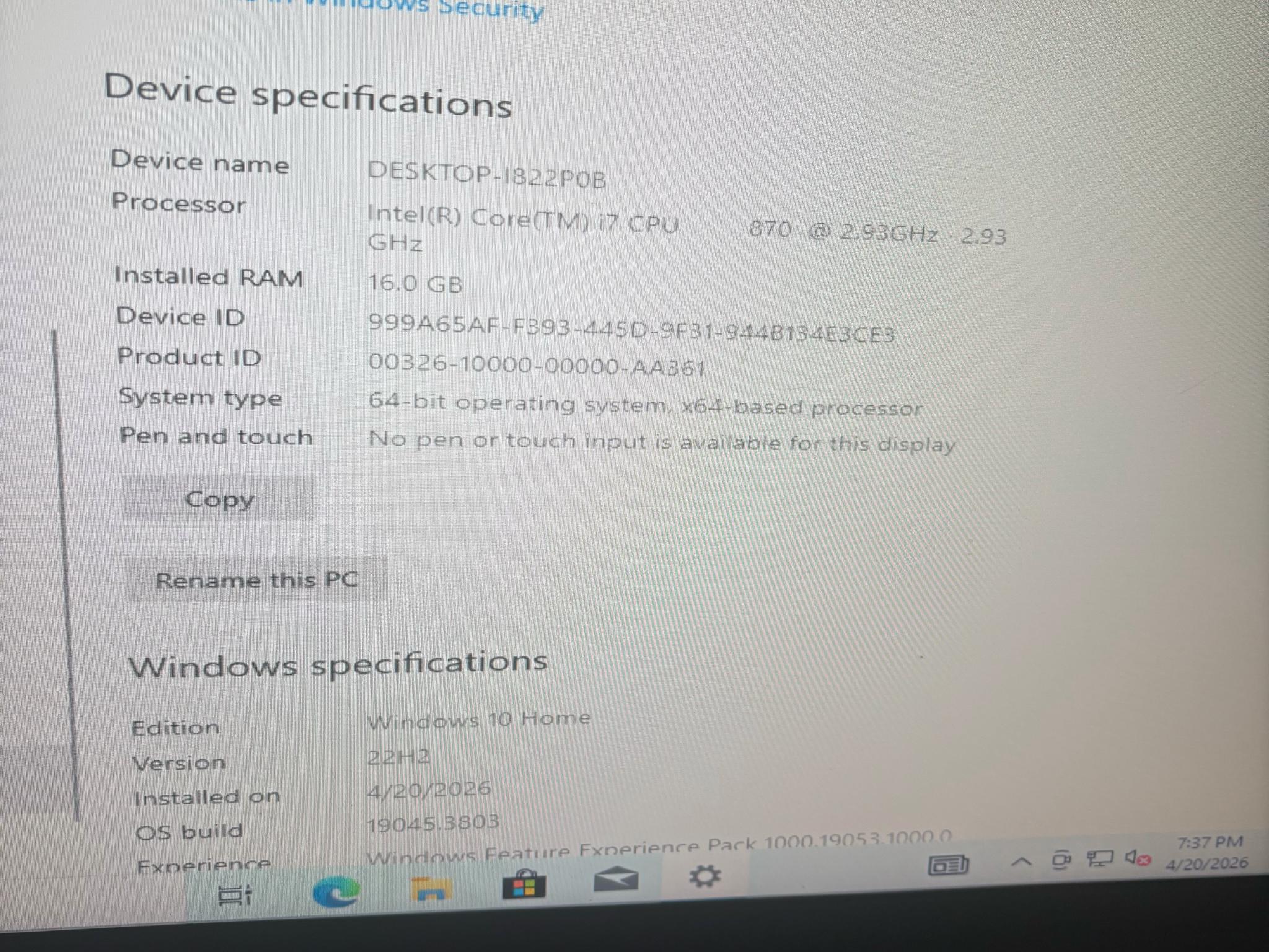 Dell Inspiron 580