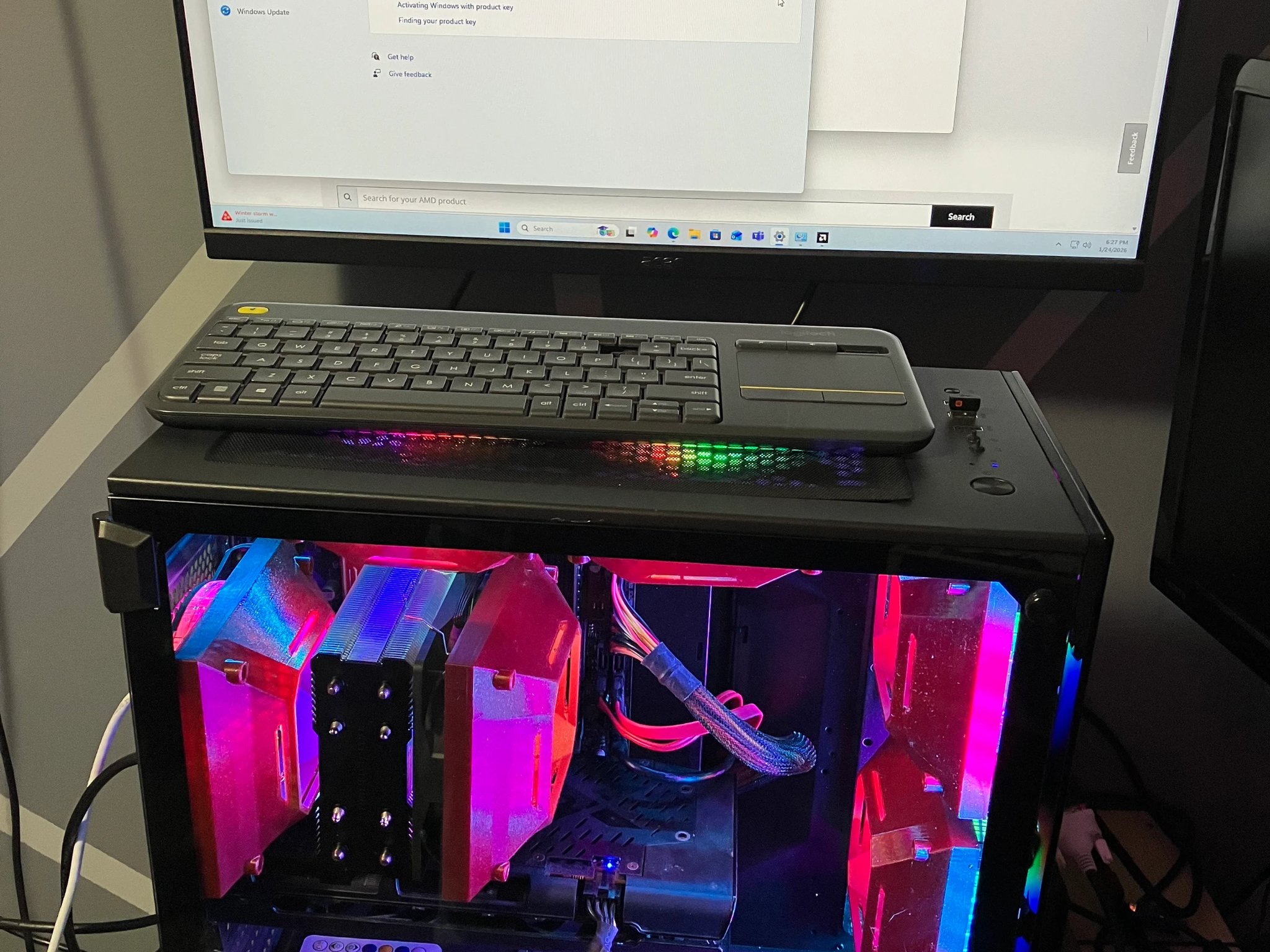 i5-9400f | RX 5500 XT | 16 GB Ram | 512 GB NVMe | 2 x 1 TB Game HDD | 700W PSU | Win 11 Pro
