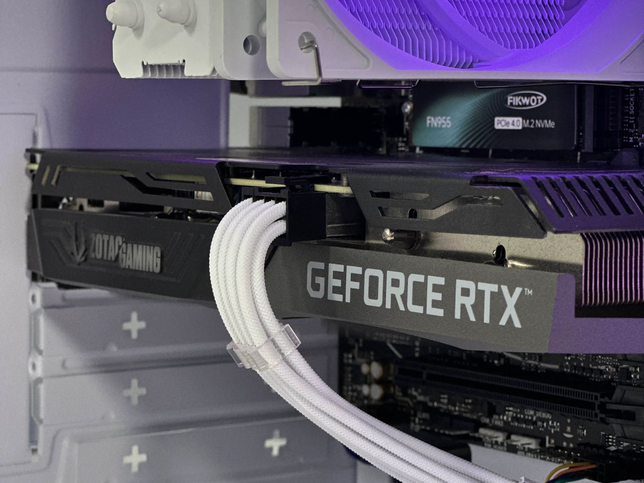 Ryzen 5 8400F | RTX 3060Ti | 32GB RAM | 1TB SSD | WIFI & BT |White RGB Gaming PC
