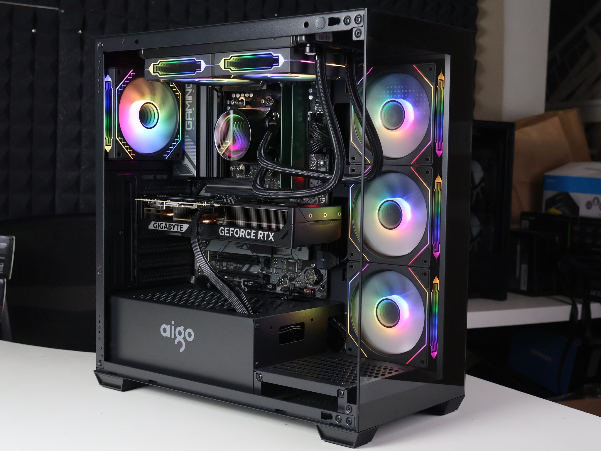 ⚫ Ryzen 7 7700/RTX 5070 12GB Gaming/Streaming PC ⚫