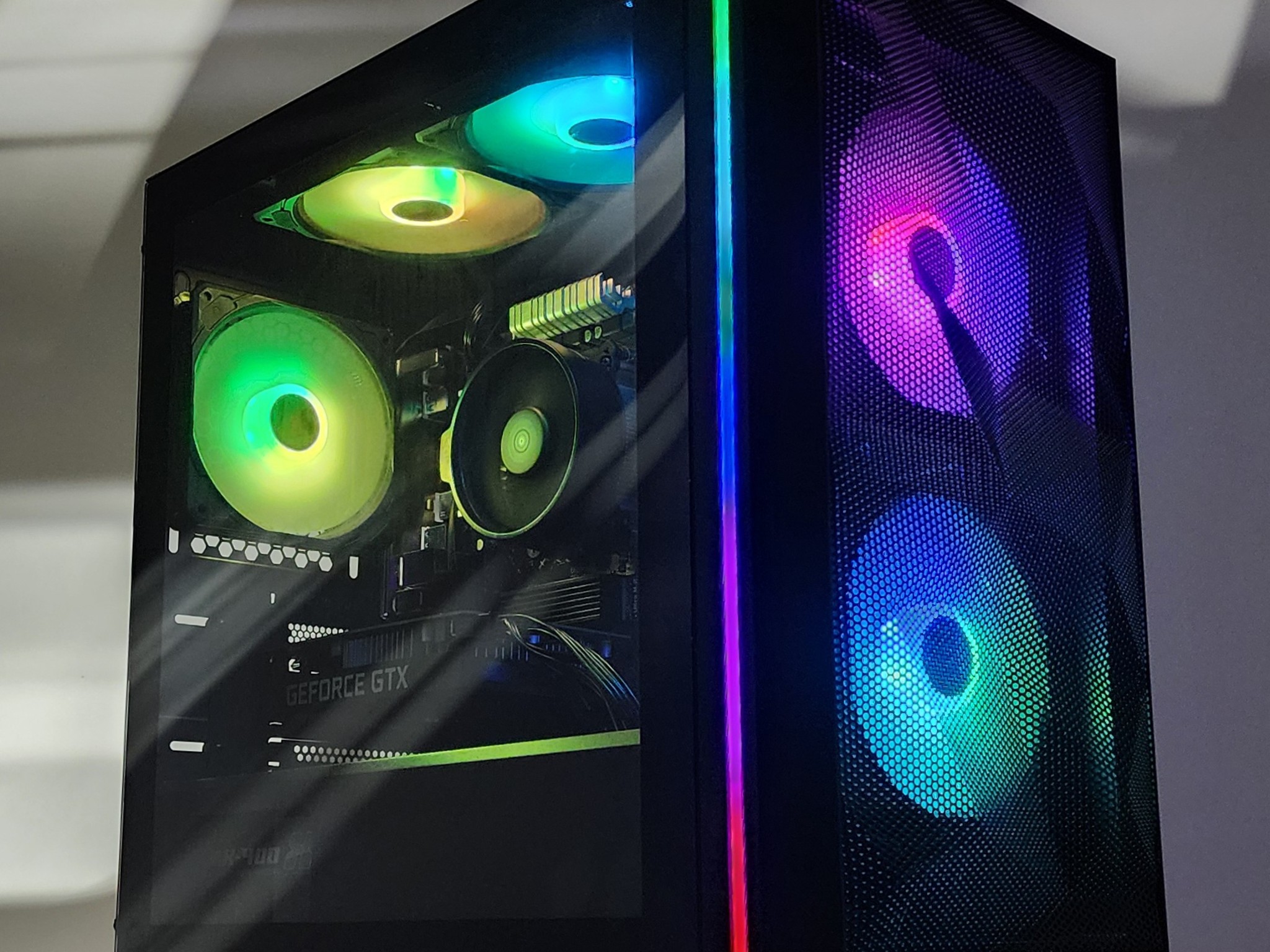 Gaming PC Ryzen 7 2700X 32GB RAM 256GB SSD + 1TB HDD GTX 1650 SUPER 4GB Windows 11 Computer