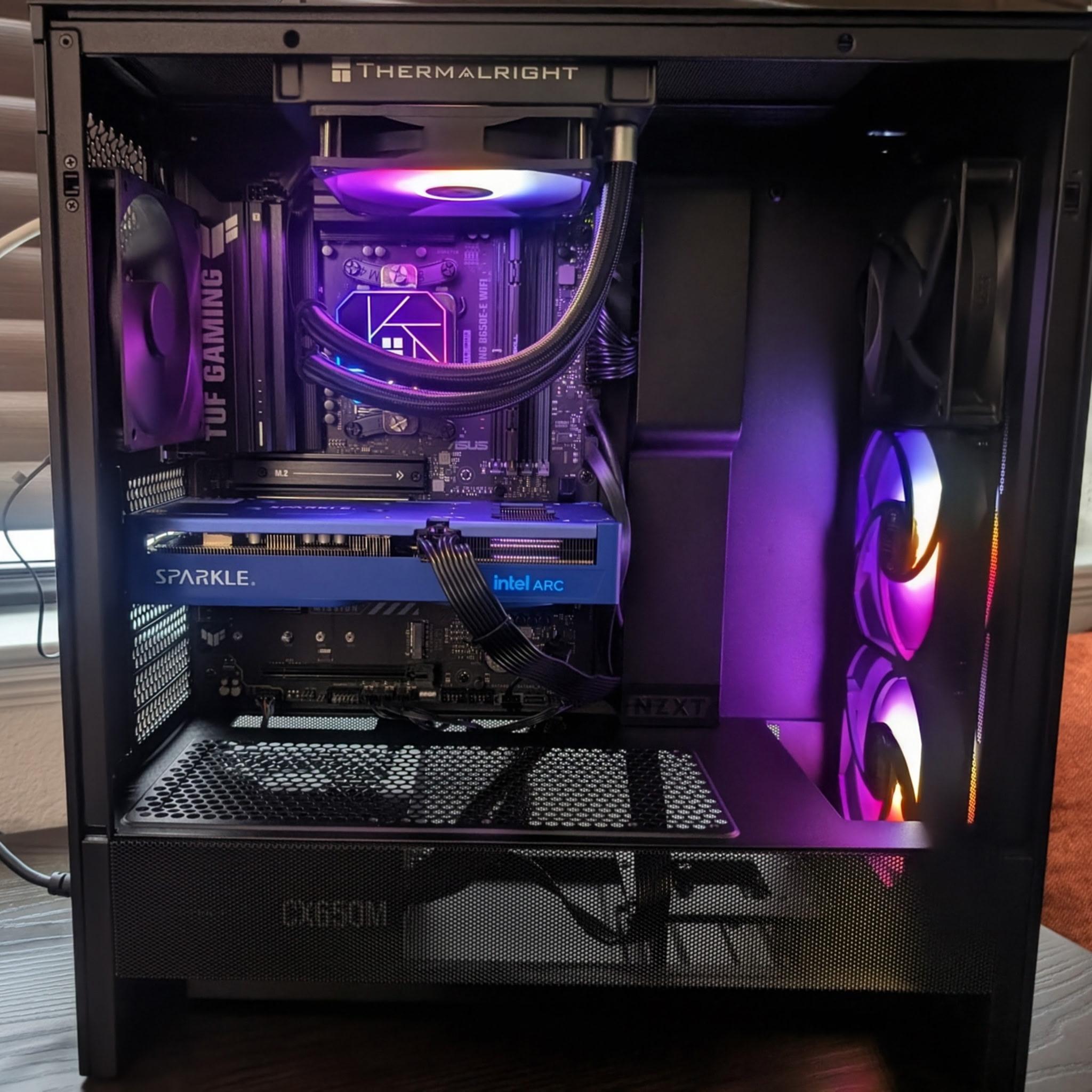AMD Ryzen 5 7600X | Intel Arc B570 10GB | 16GB DDR5 | 1TB NVMe SSD | Wifi | Windows 11 | Gaming PC