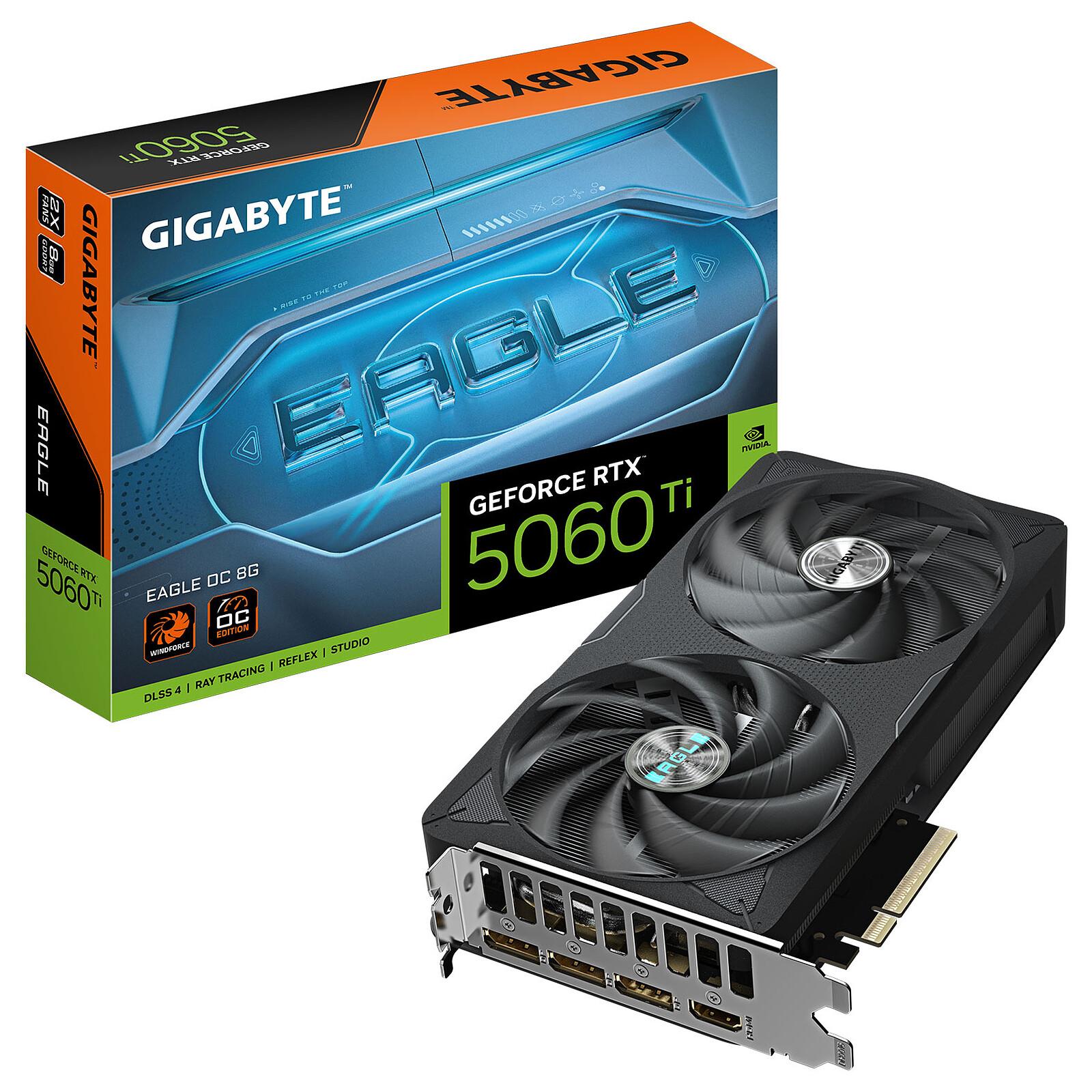 NEW GIGABYTE Eagle GeForce RTX 5060 8GB OC GDDR7 PCI Express 5.0 Graphics Card GV-N5060EAGLE OC-8GD