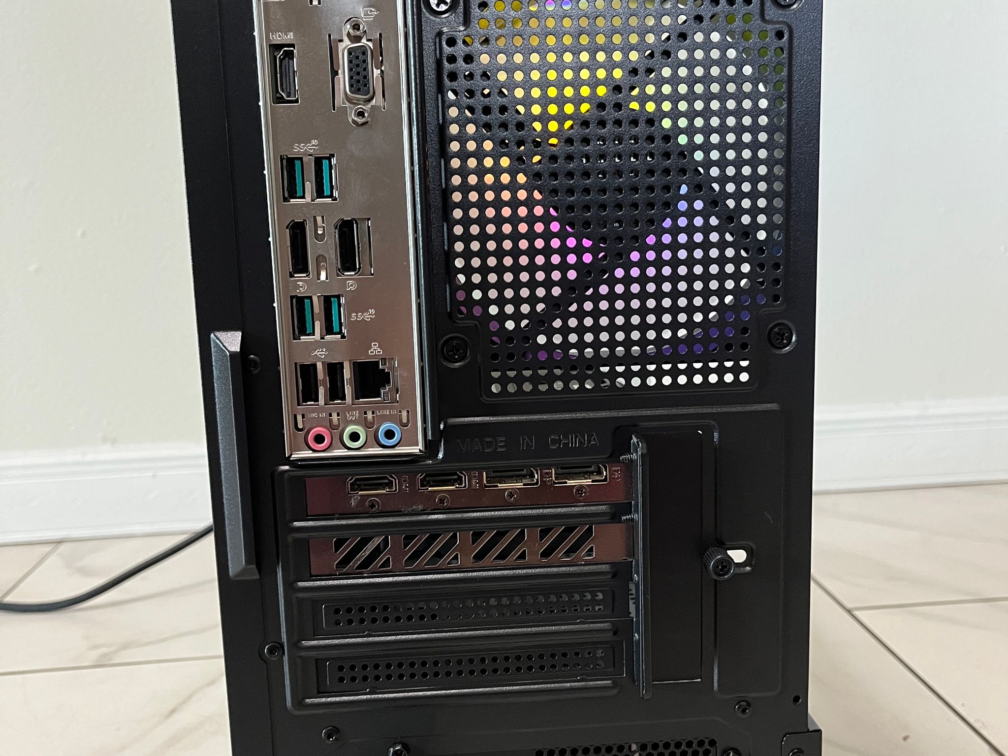 NVIDIA RTX 4060 Ti, Intel Core i7-9700, 16GB RAM, 500GB SSD - High FPS Gaming PC w/ Wi-Fi & BT