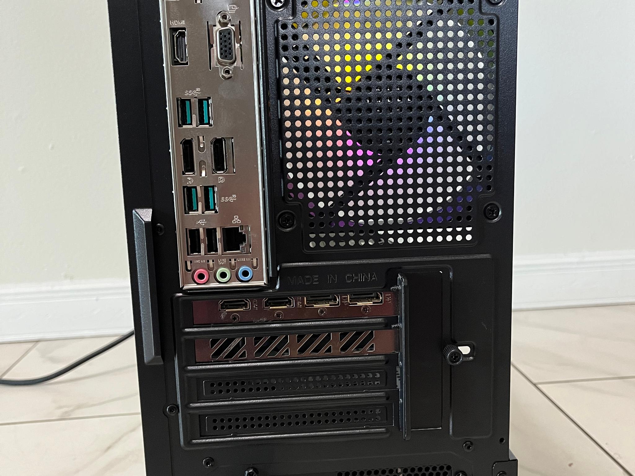 NVIDIA RTX 4060 Ti, Intel Core i7-9700, 16GB RAM, 500GB SSD - High FPS Gaming PC w/ Wi-Fi & BT
