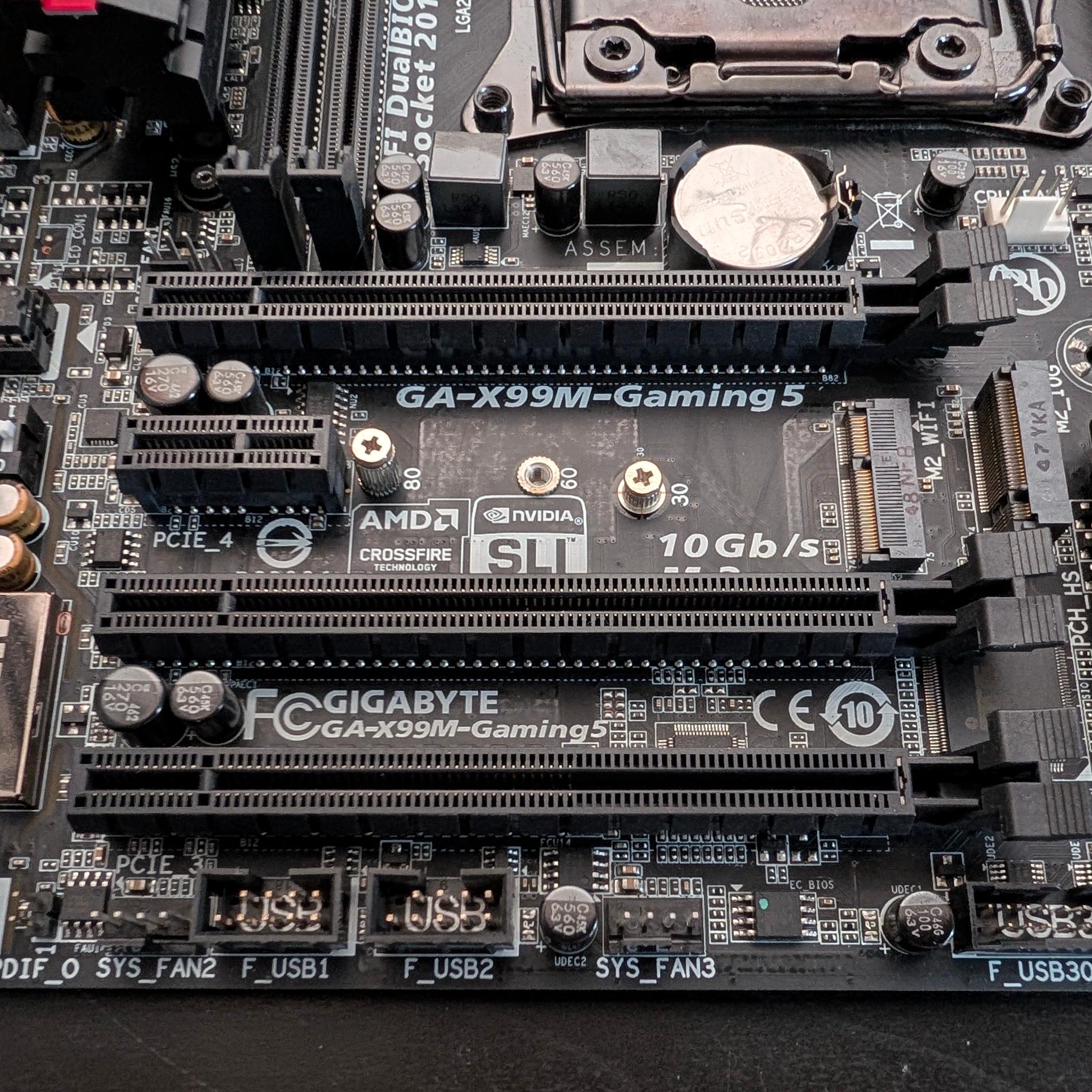 Gigabyte GA-X99M-Gaming 5 X99 LGA2011-3 DDR4 Motherboard