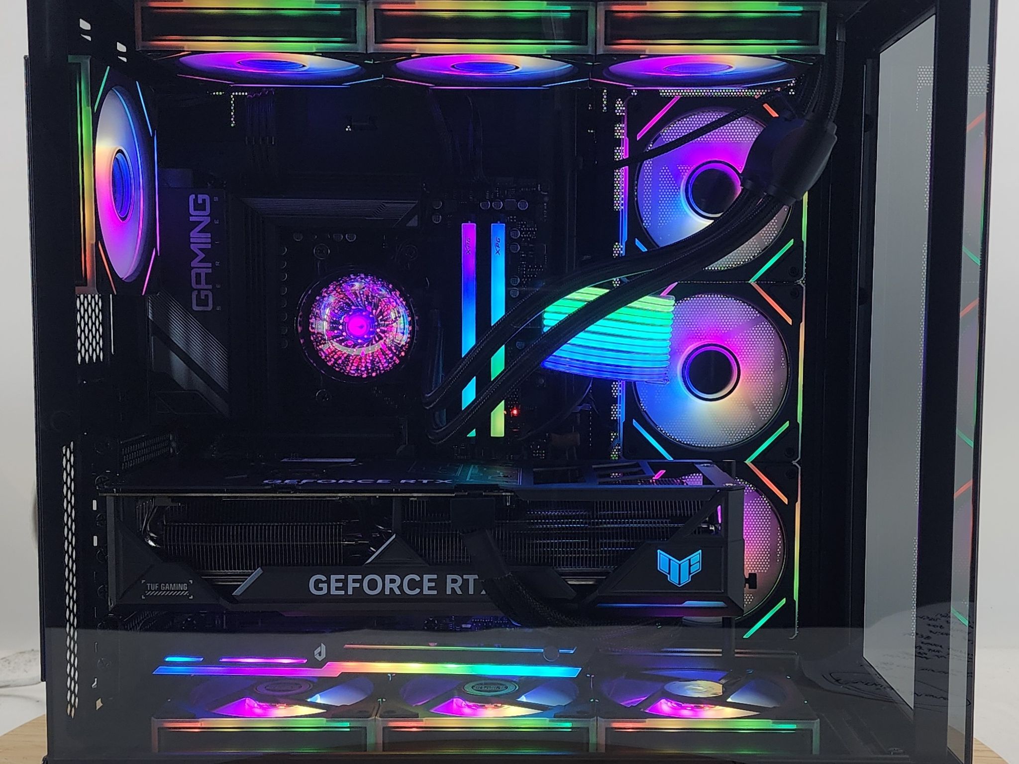 Gaming PC Ryzen 7 9800X3D 32GB RAM 2TB SSD RTX 4080 16GB Windows 11 Computer