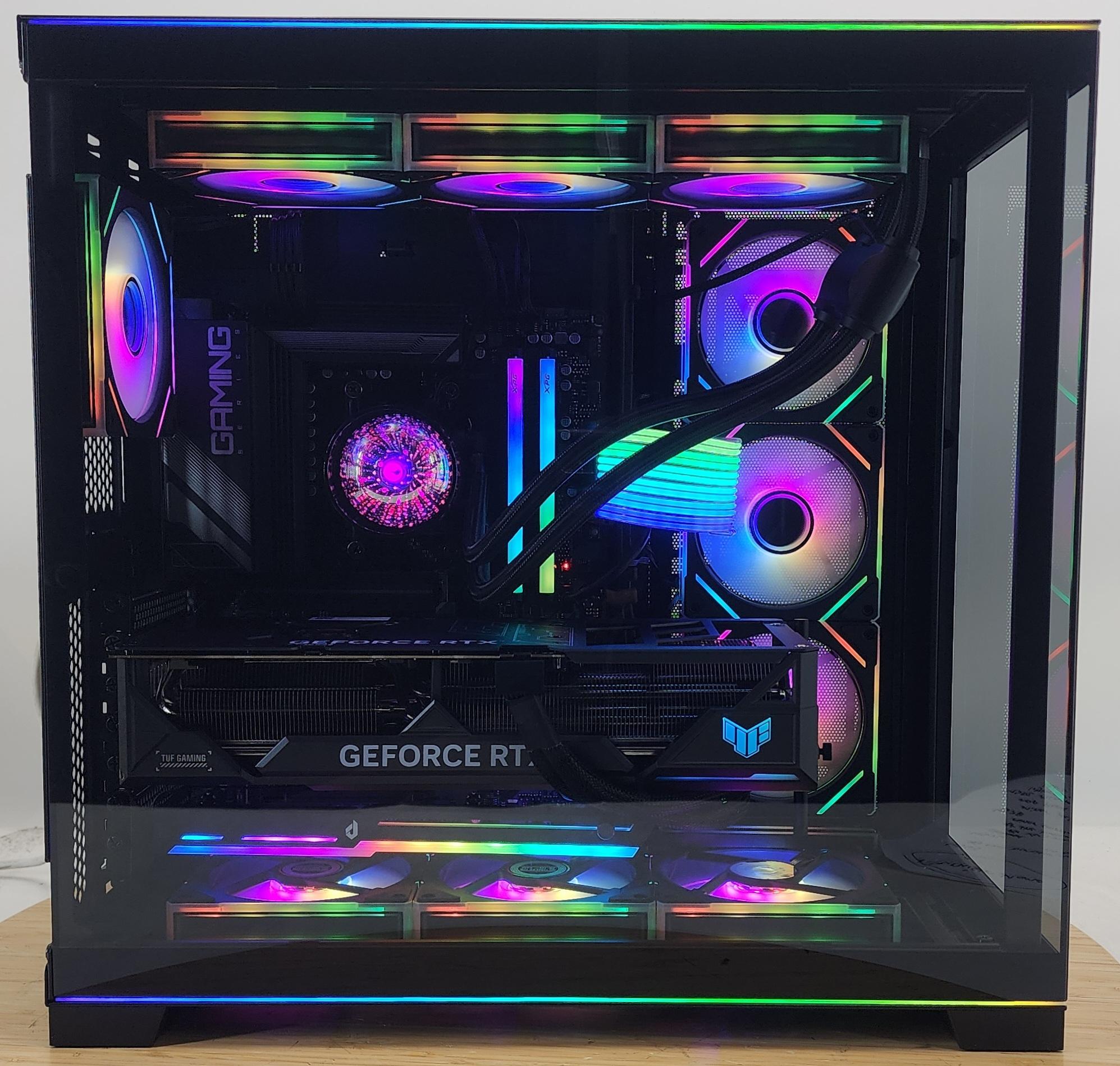 Gaming PC Ryzen 7 9800X3D 32GB RAM 2TB SSD RTX 4080 16GB Windows 11 Computer