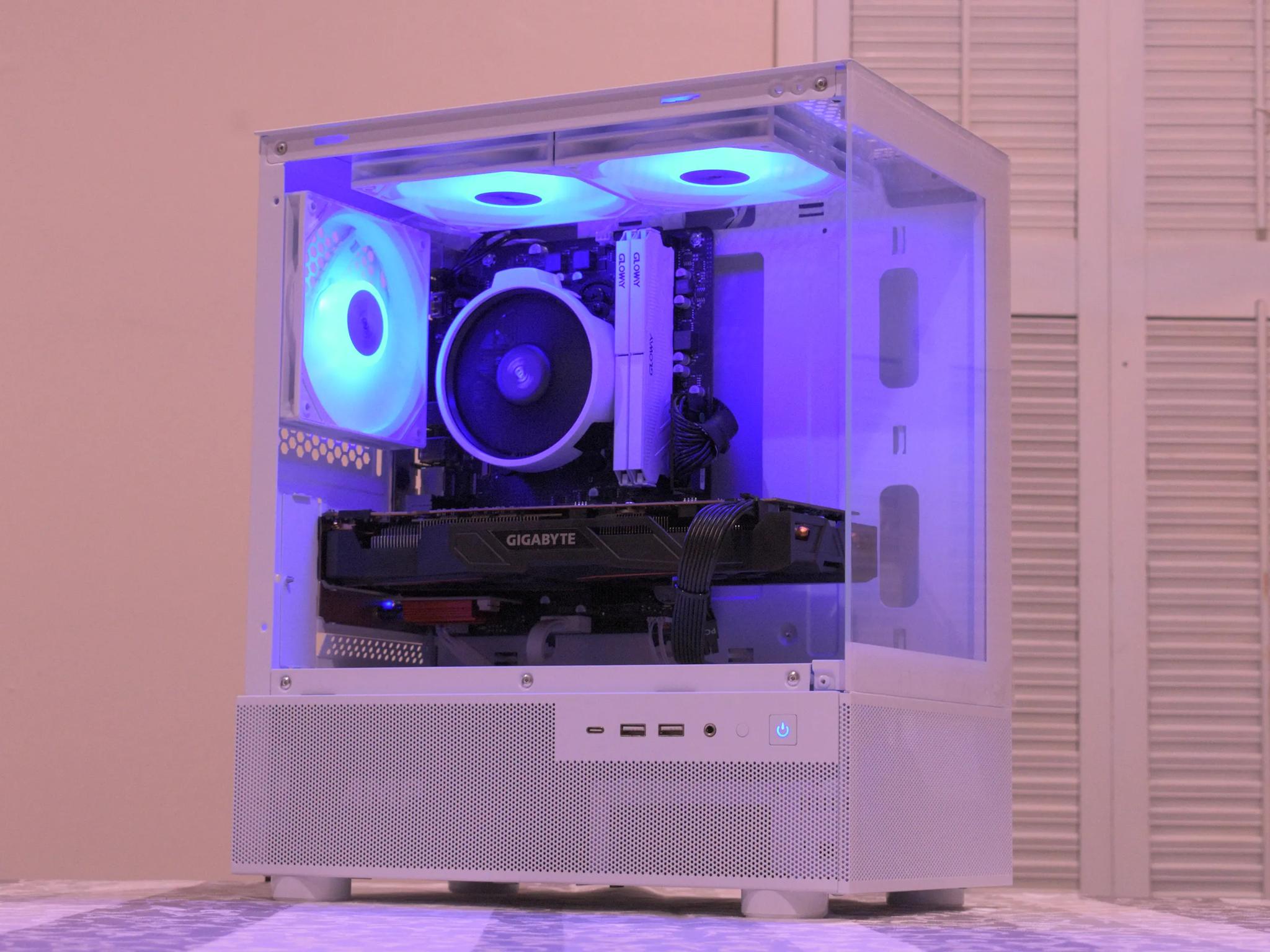 🎮Budget Gamer🎮 Ryzen 5 3600 | GTX 1070 8GB | 16GB DDR4 | 1TB nVME SSD | 1080p White Gaming PC RGB