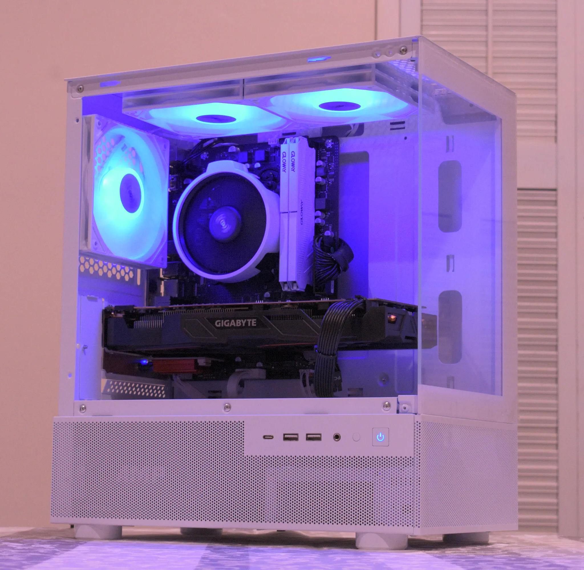 🎮Budget Gamer🎮 Ryzen 5 3600 | GTX 1070 8GB | 16GB DDR4 | 1TB nVME SSD | 1080p White Gaming PC RGB
