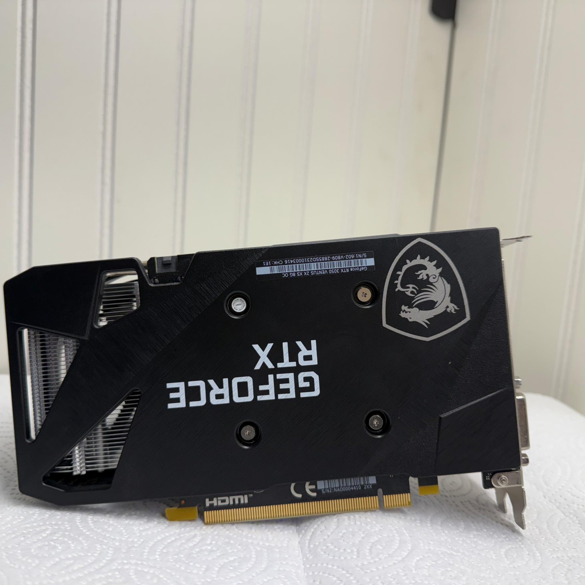 RTX 3050 pulled from customers working pc for upgrade