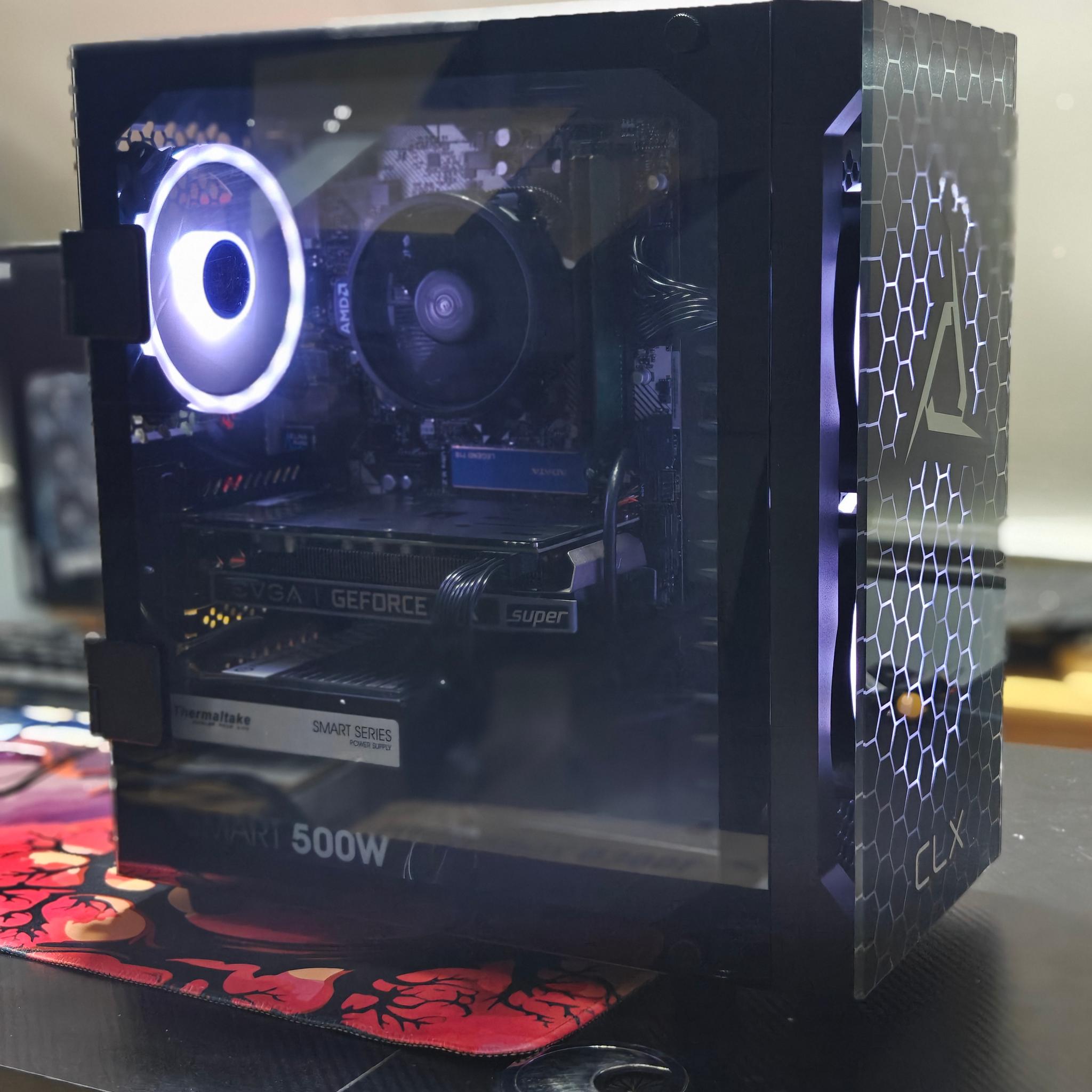 Gaming PC|AMD Ryzen 5 2600|16 GB DDR4 |1 TB NVME SSD|EVGA NVIDIA GEFORCE GTX 1660S|Windows 11 Home