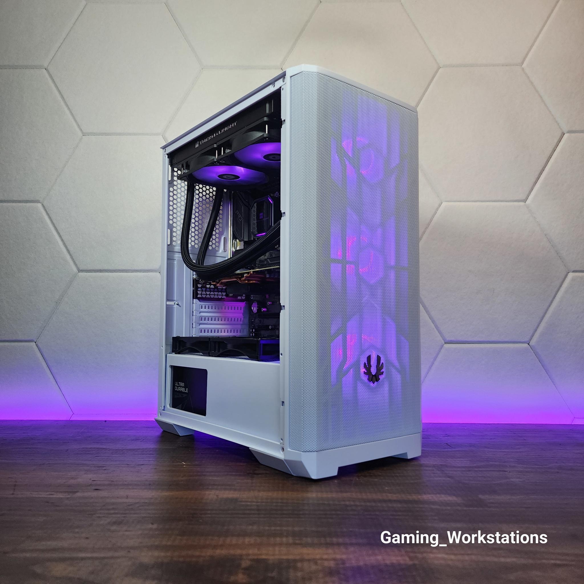 💜🤍 RTX 3080 // Core i7 12700 KF // 32GB 3200MHz // 2TB NVMe Gen 3 // CPU&GPU Liquid Cooled!