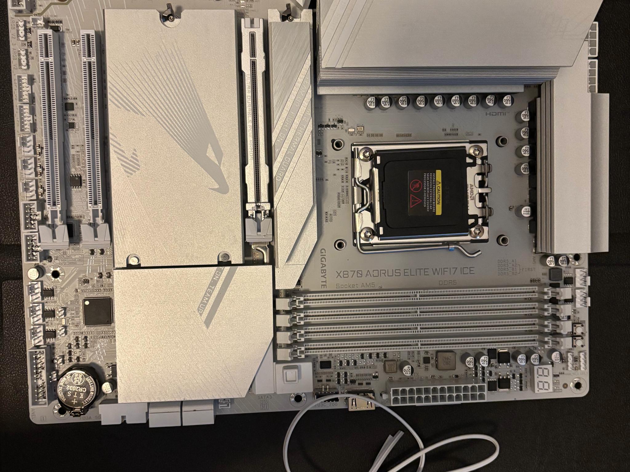 GIGABYTE X870 AORUS ELITE WIFI7 ICE AM5 LGA 1718, ATX,